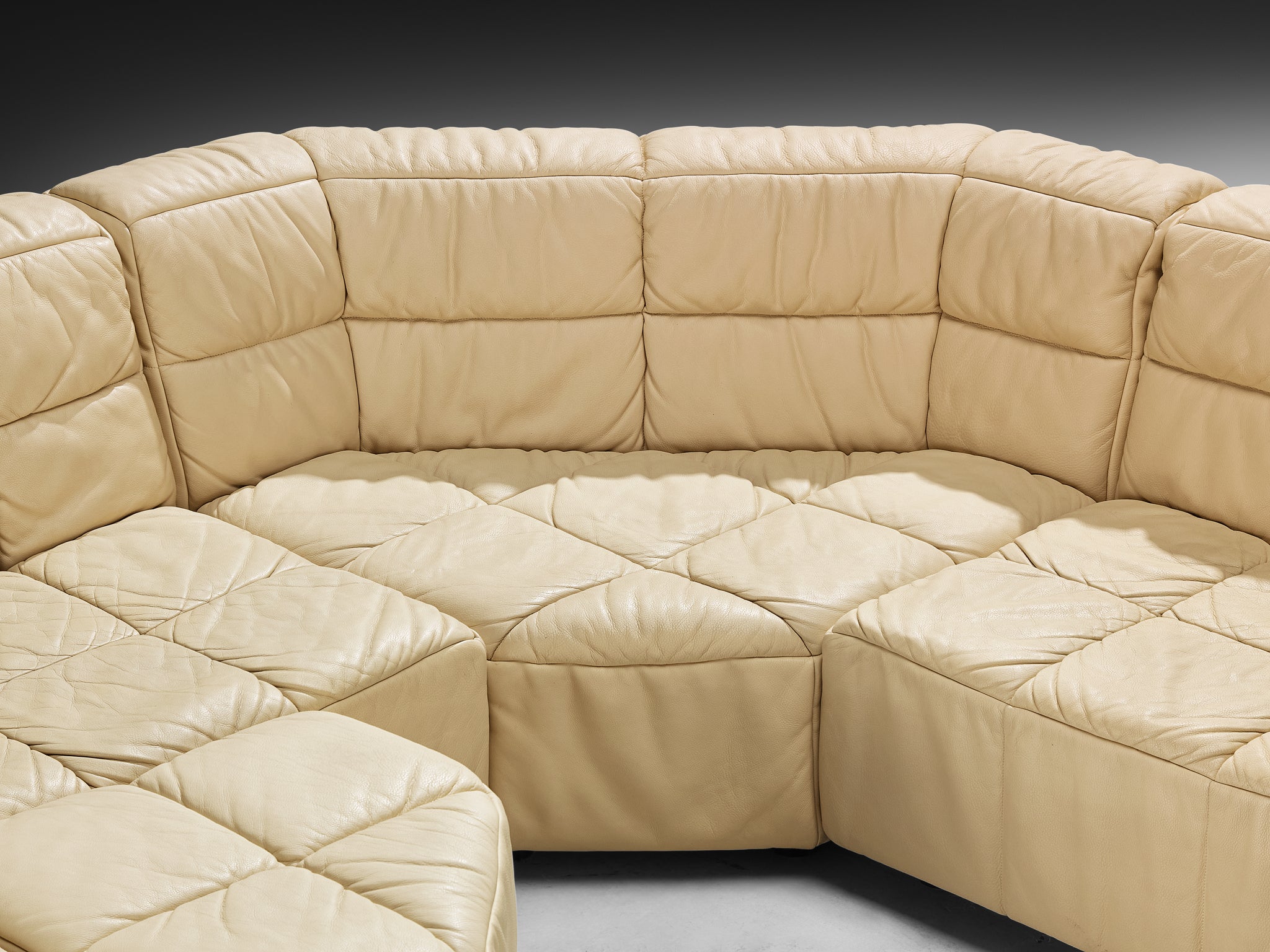 Hans Hopfer for Neue Wiener Werkstätte 'Castell' Sectional Sofa Seating Morentz