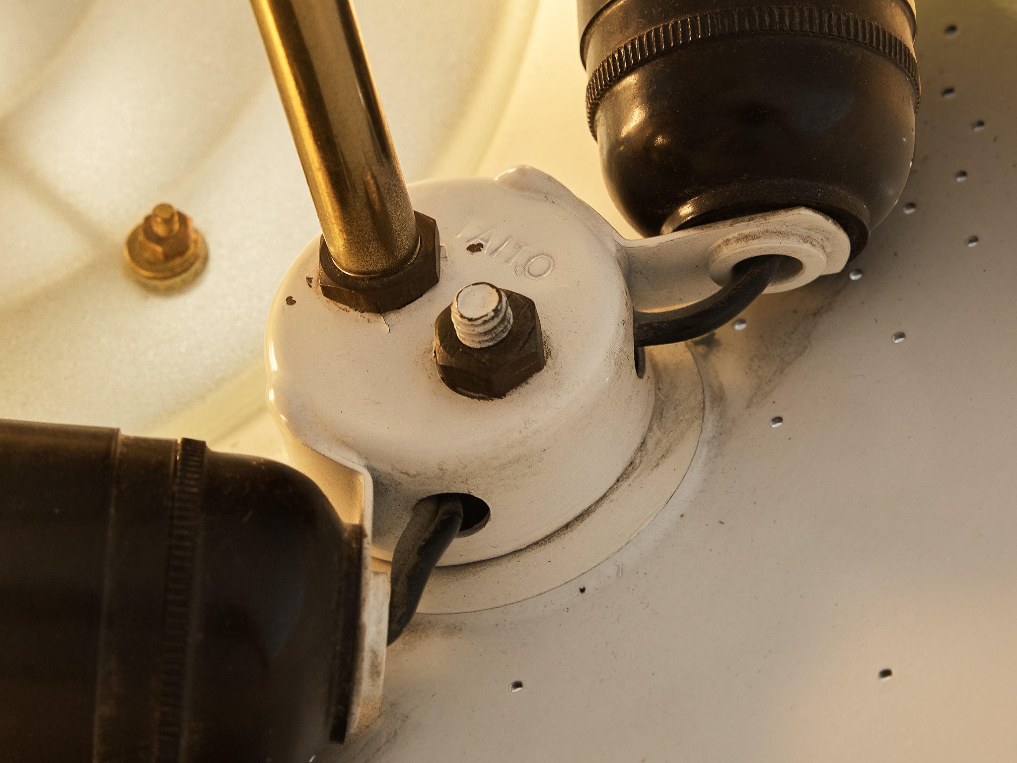 Paavo Tynell for Taito Pendant Lamp Model ‘9060’ in Brass Lighting Morentz