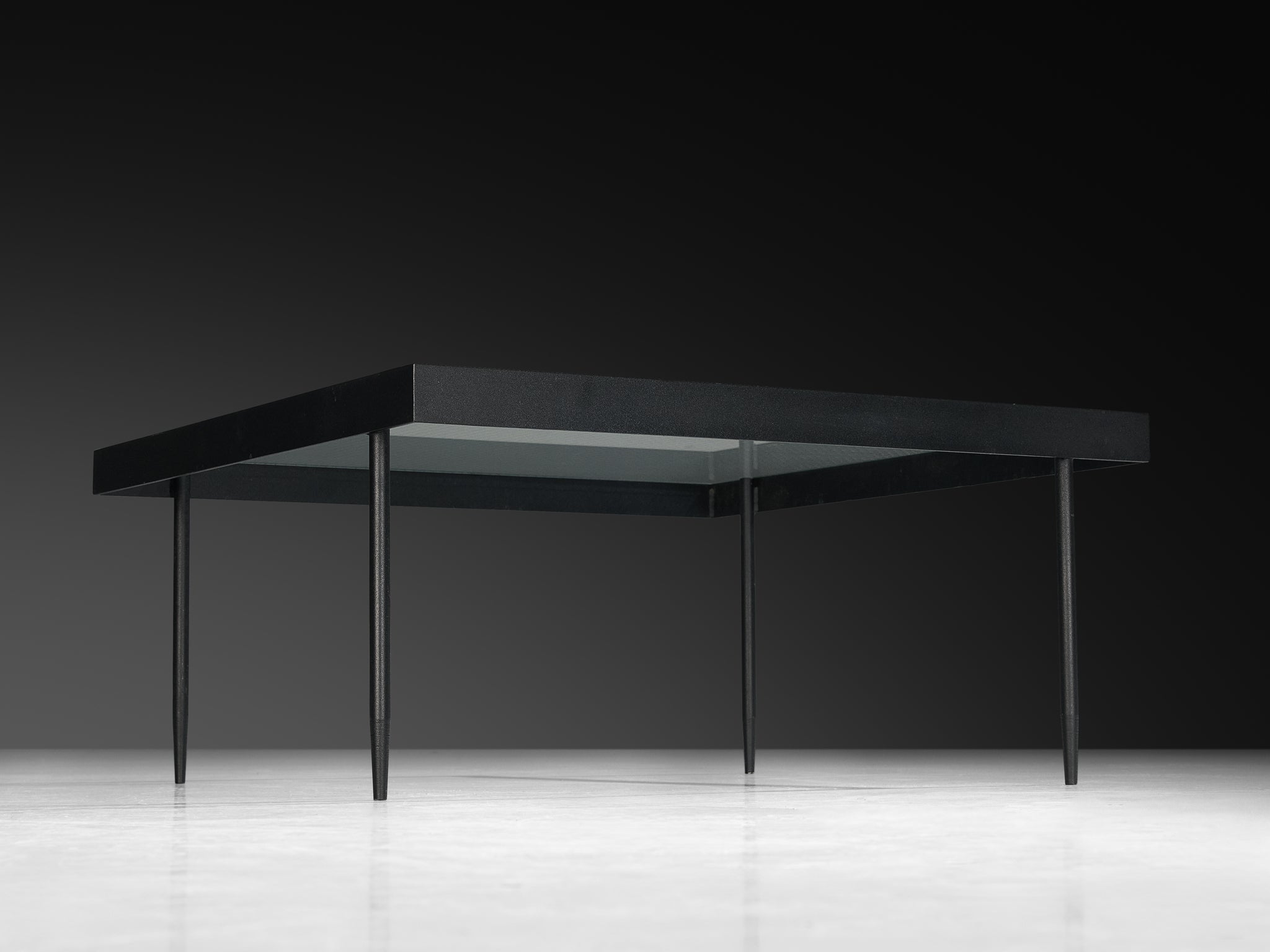 Janni Van Pelt Coffee Table in Steel and Glass Tables Morentz