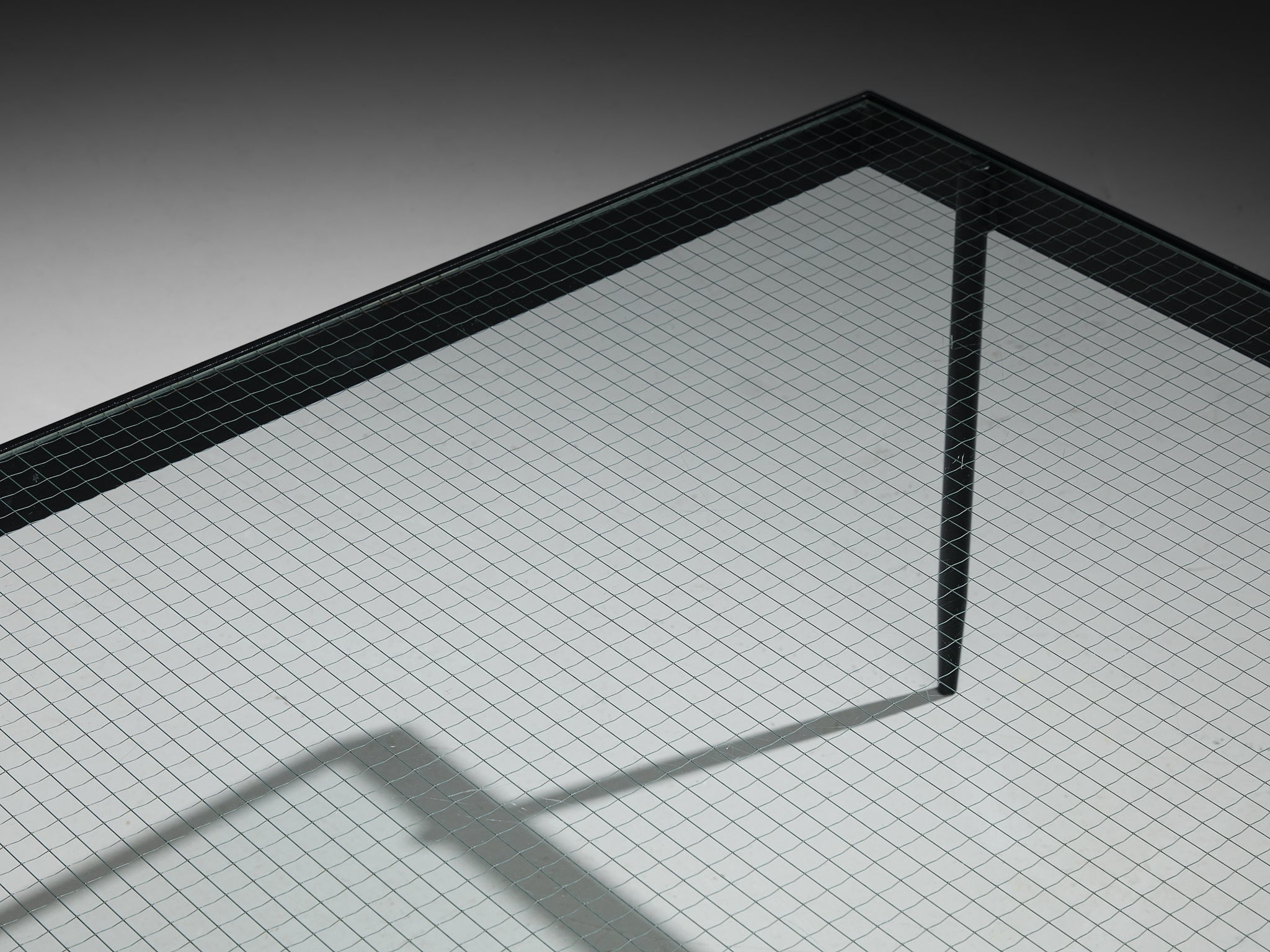 Janni Van Pelt Coffee Table in Steel and Glass Tables Morentz