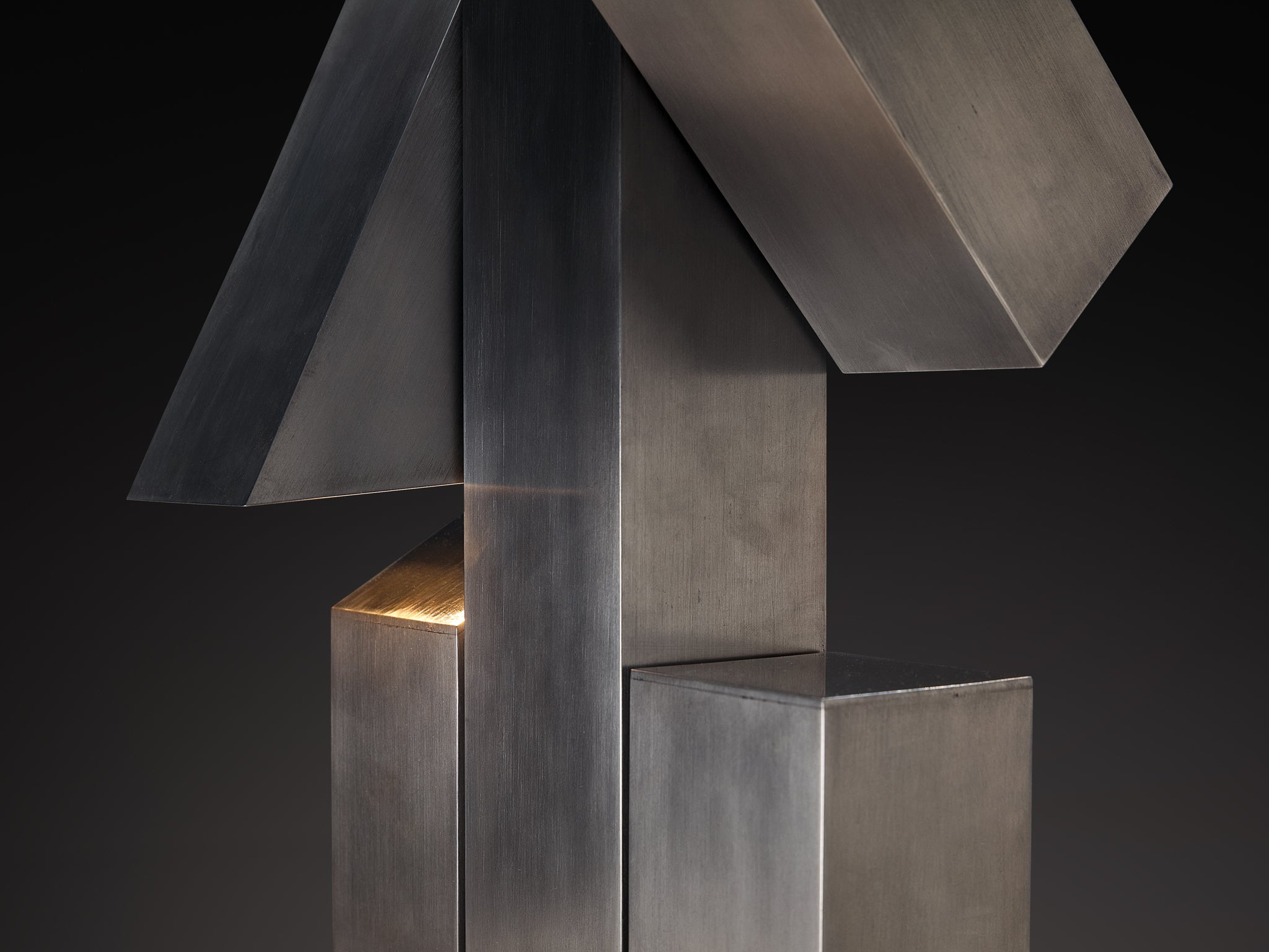 Innocente Gandini for Arredoluce 'Scultura' Table Lamp in Metal