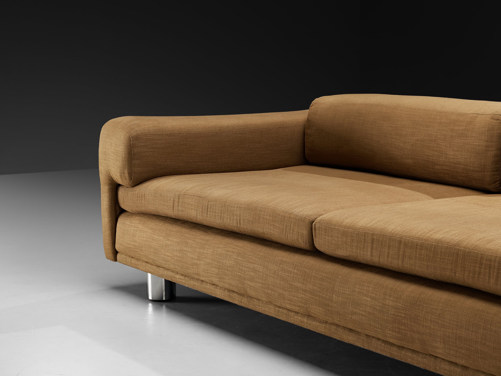 Howard Keith for HK Furniture 'Diplomat' Sofa in Light Brown Upholstery Seating Morentz