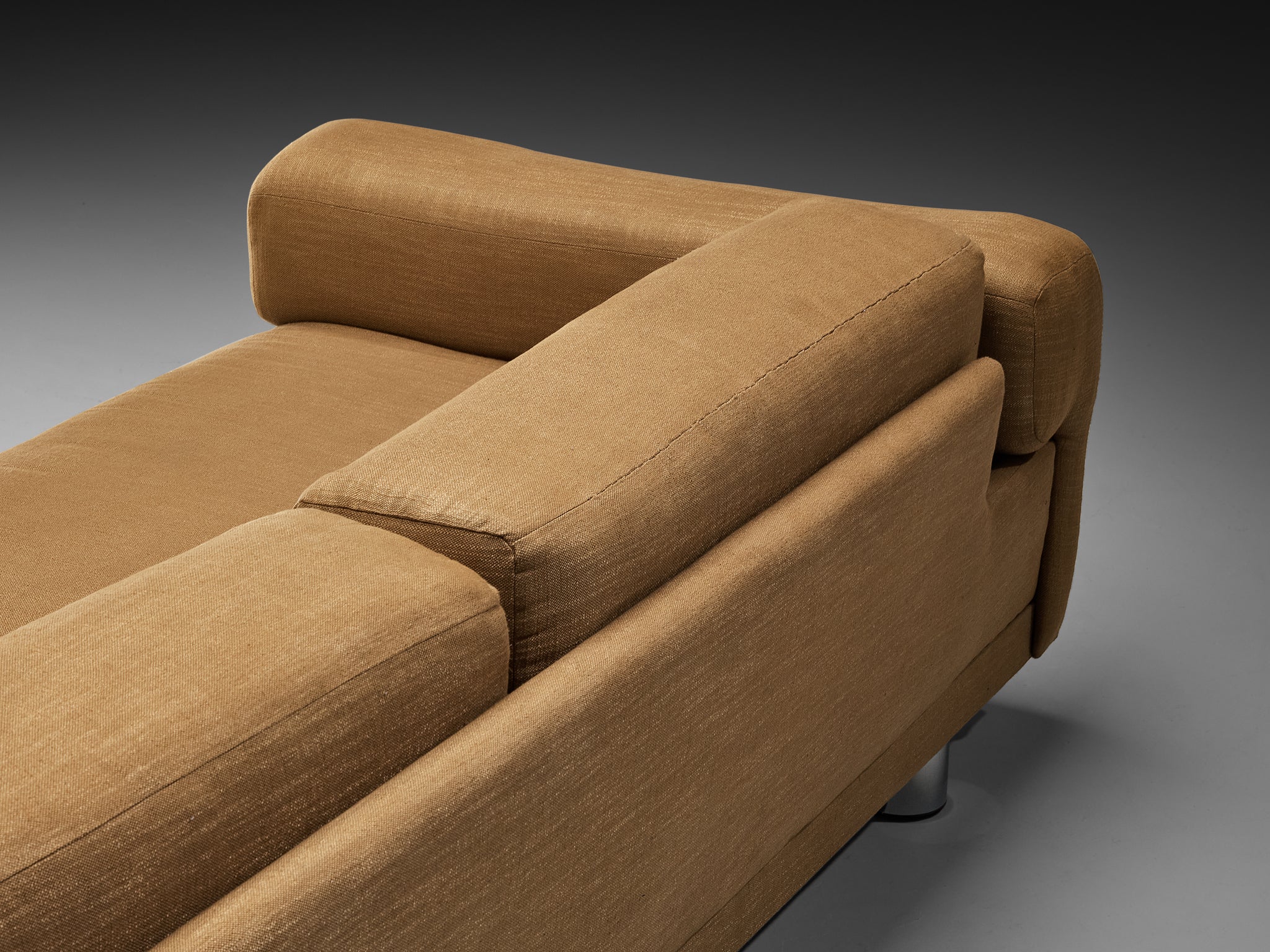 Howard Keith for HK Furniture 'Diplomat' Sofa in Light Brown Upholstery Seating Morentz