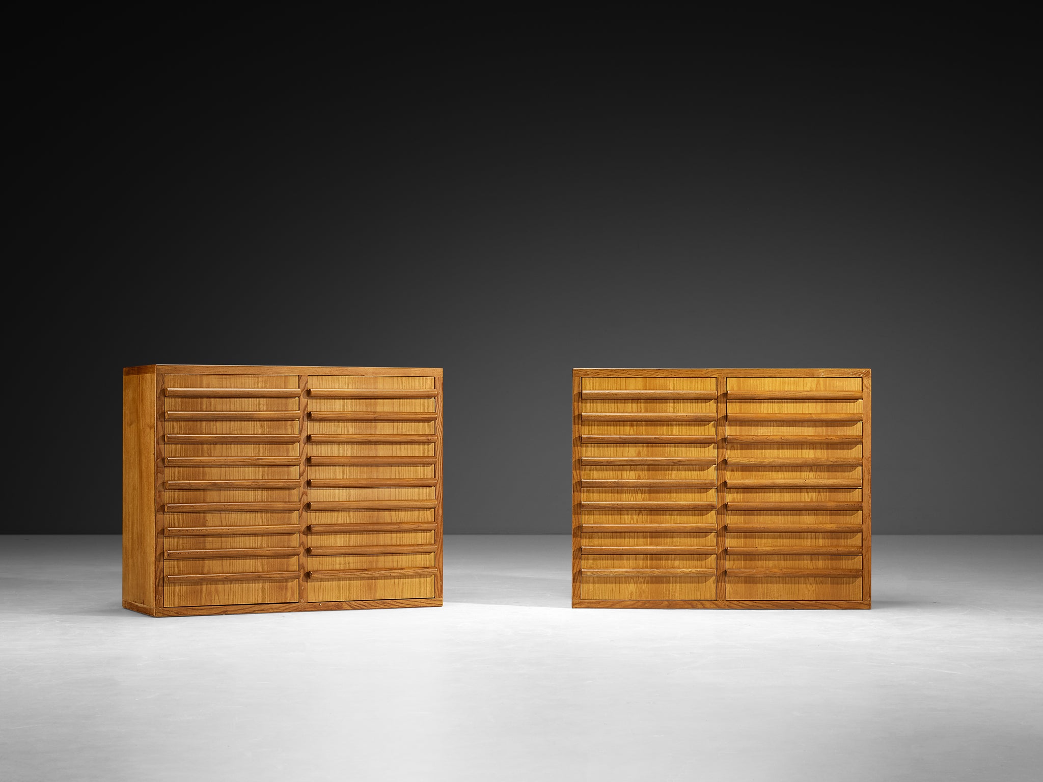 Italian Mid-Century Sideboards in Ash Case pieces and storage cabinets Morentz
