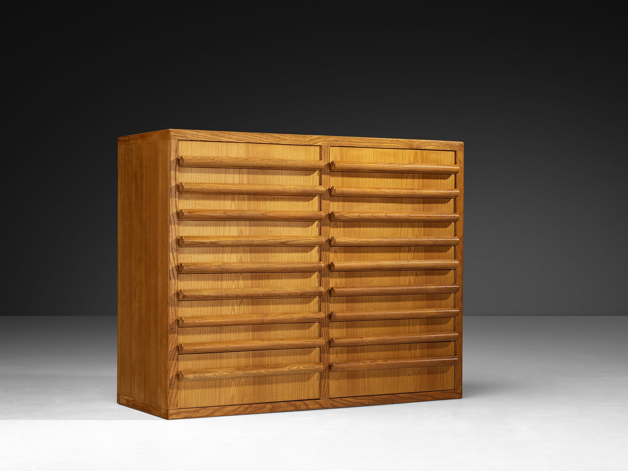 Italian Mid-Century Sideboard in Ash Case pieces and storage cabinets Morentz