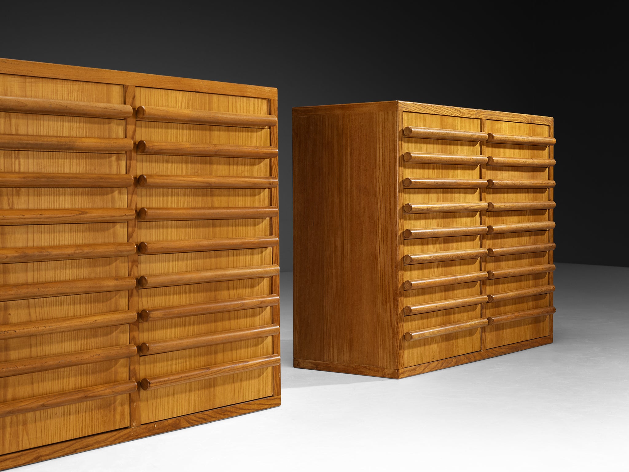 Italian Mid-Century Sideboards in Ash Case pieces and storage cabinets Morentz