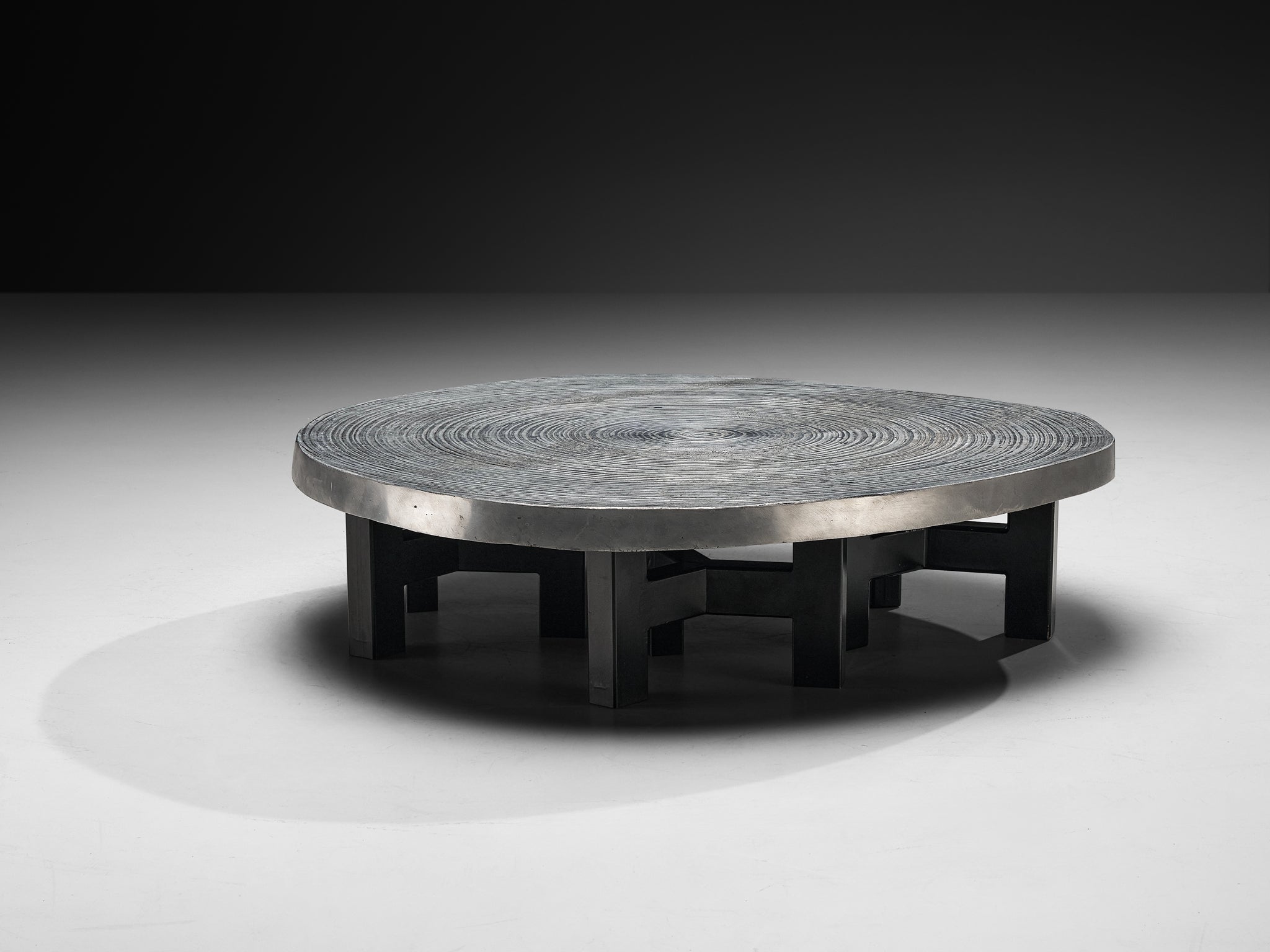 Ado Chale 'Goutte d’Eau' Free-Form Coffee Table in Aluminium Tables Morentz