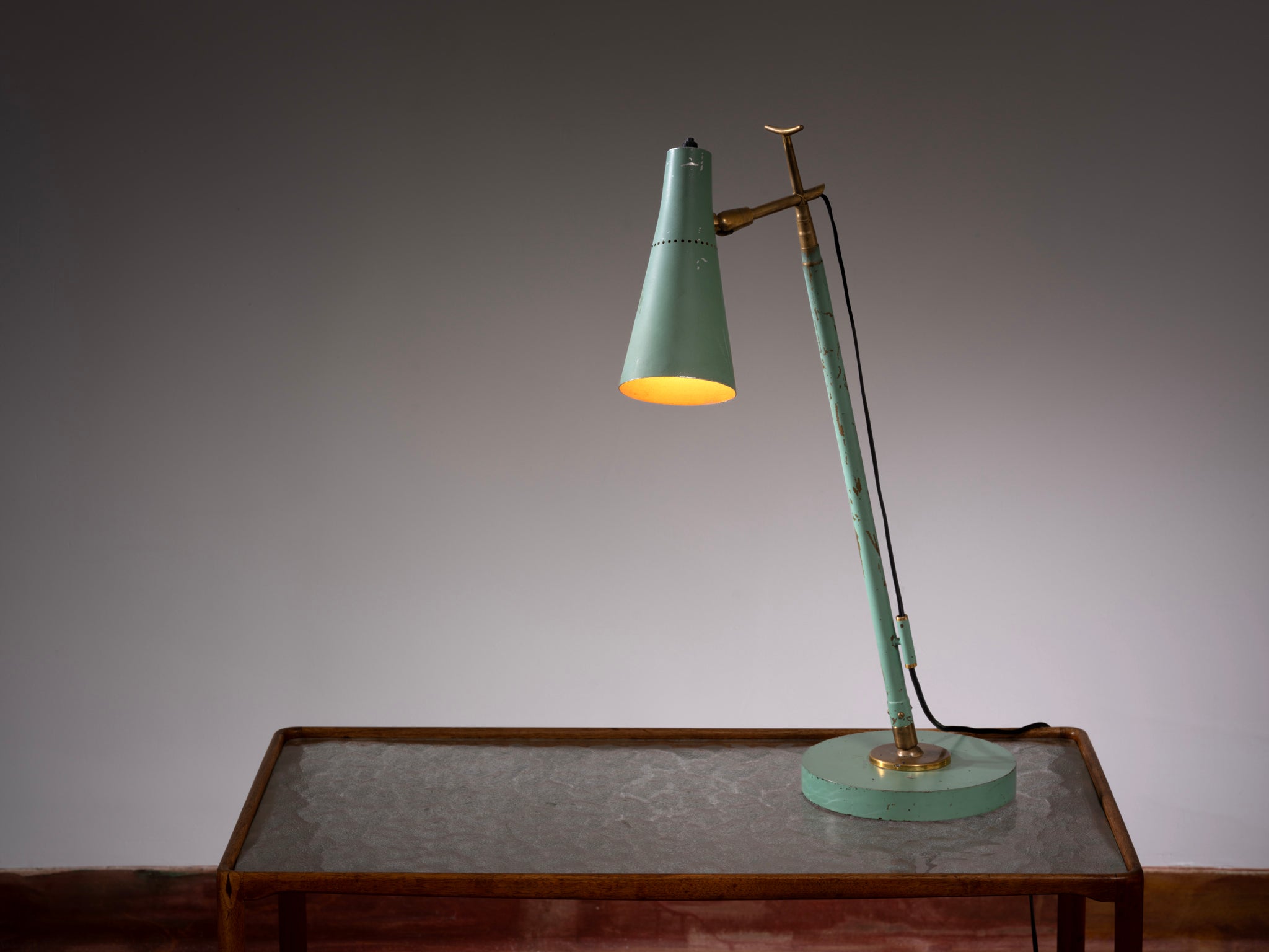 Angelo Ostuni and Renato Forti for O-Luce Multifunctional ‘201’ Table and Floor Lamp