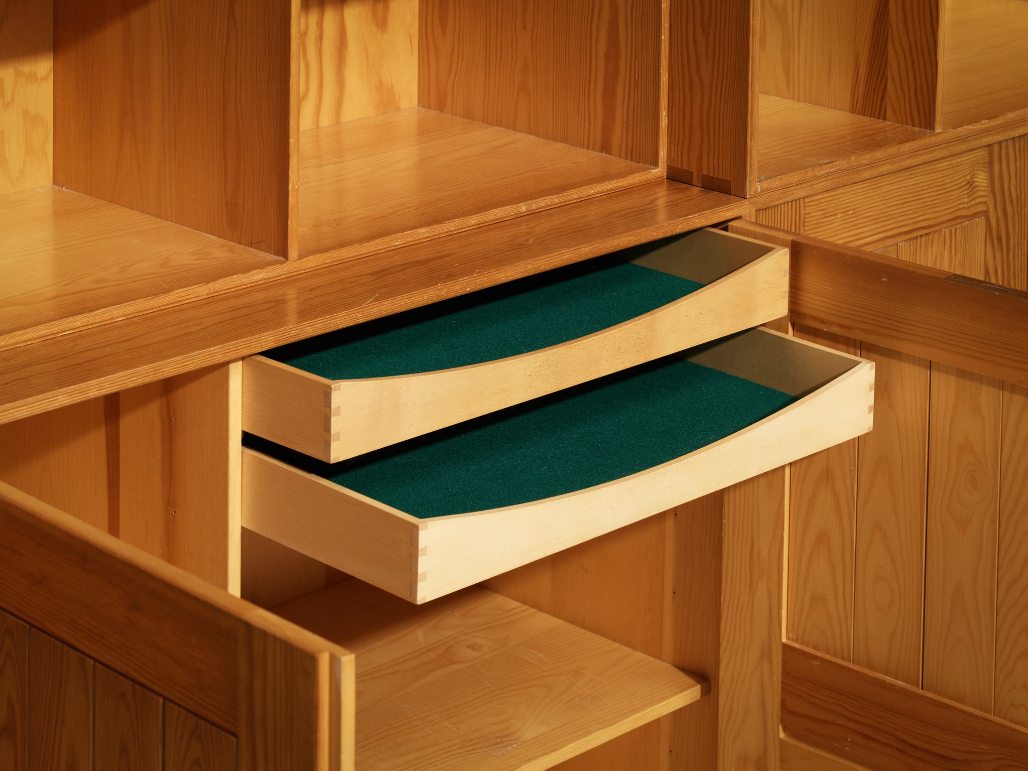 Mogens Koch for Rud Radmussen Modular Bookcase in Pine Case pieces and storage cabinets Morentz