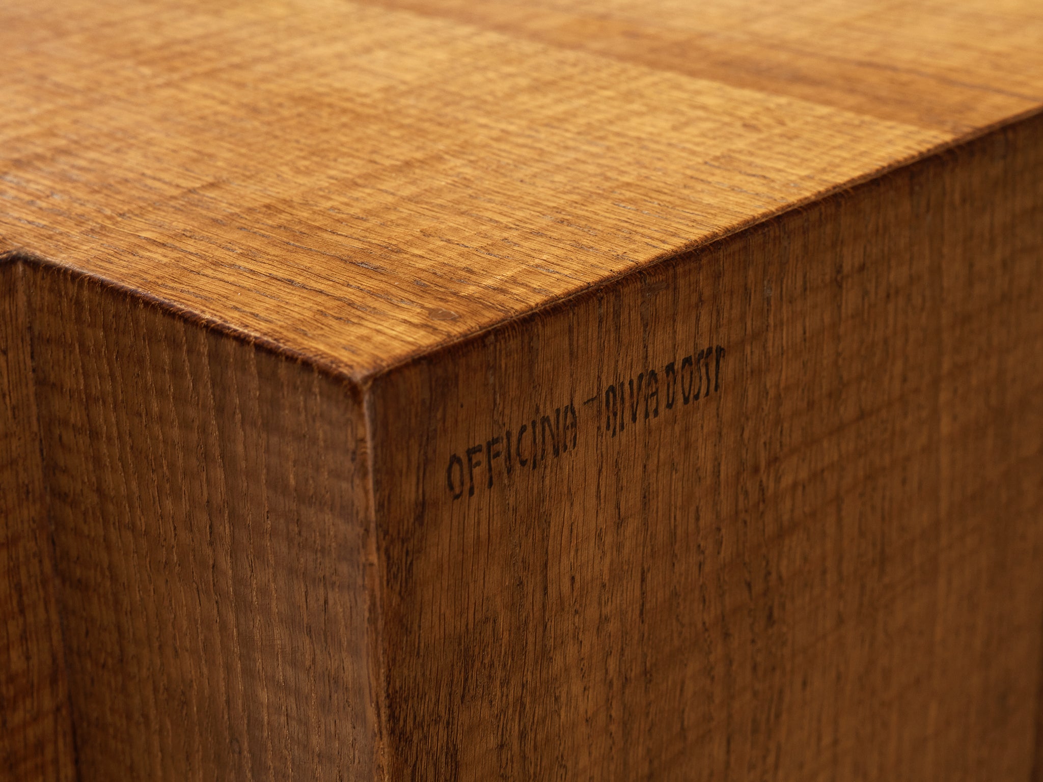 Giuseppe Rivadossi for Officina Rivadossi Cabinet in Oak Case pieces and storage cabinets Morentz