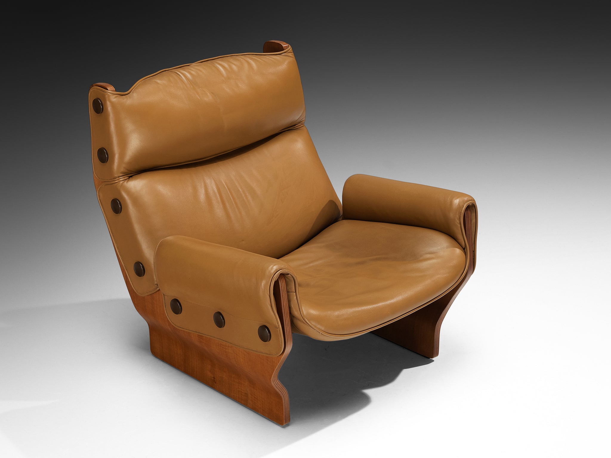 Osvaldo Borsani for Tecno 'Canada' Lounge Chairs and Ottoman Seating Morentz