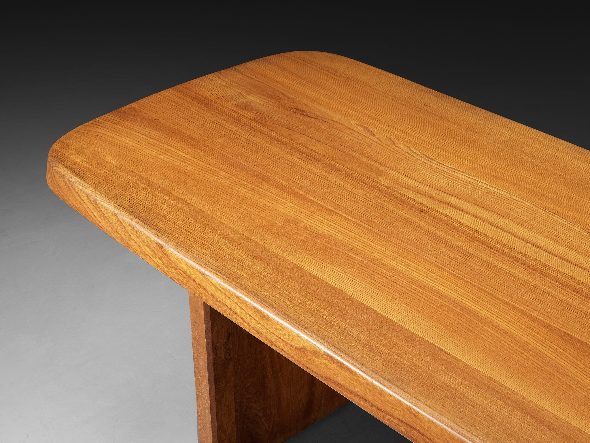 Early Pierre Chapo 'T20A' Dining Table in Solid Elm Tables Morentz