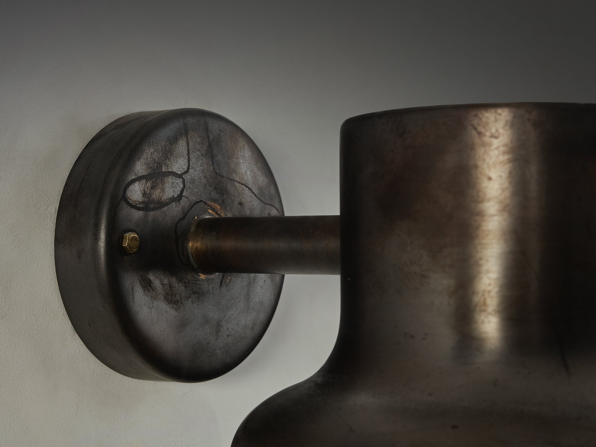 Anders Pehrson for Ateljé Lyktan 'Bumling Utomhus' Wall Lights in Copper Lighting Morentz