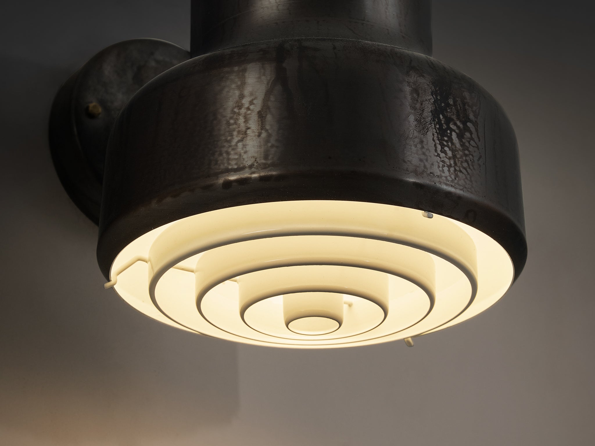 Anders Pehrson for Ateljé Lyktan 'Bumling Utomhus' Wall Lights in Copper Lighting Morentz