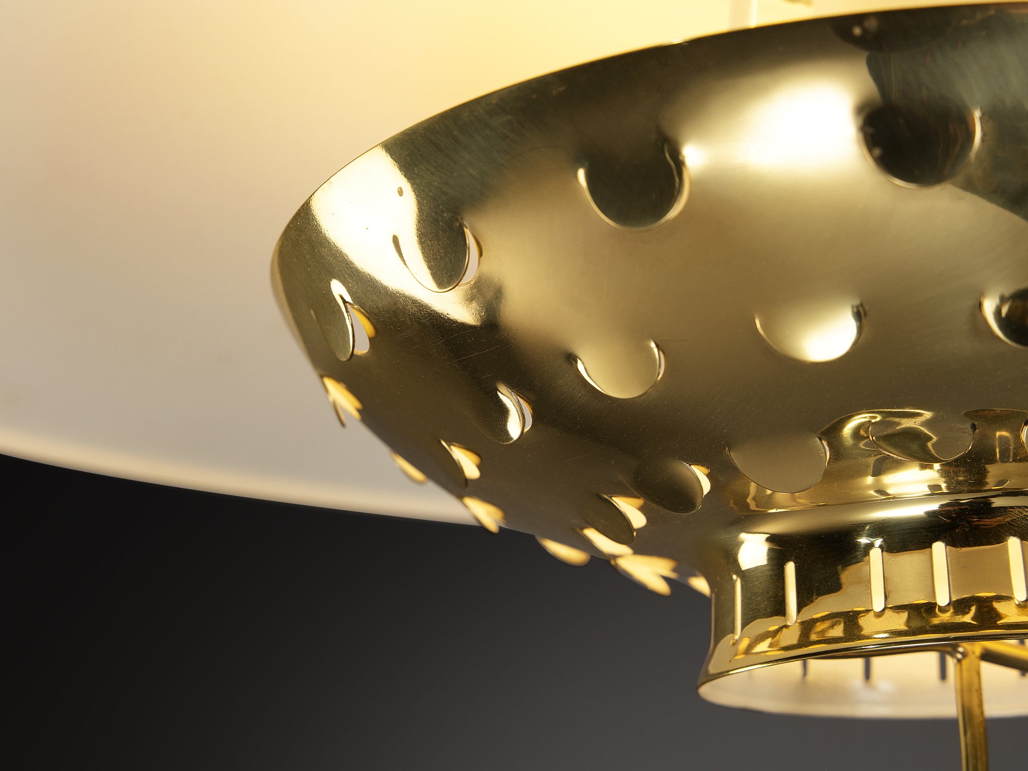 Boréns Swedish Pendant Light in Brass with Counterweight Lighting Morentz