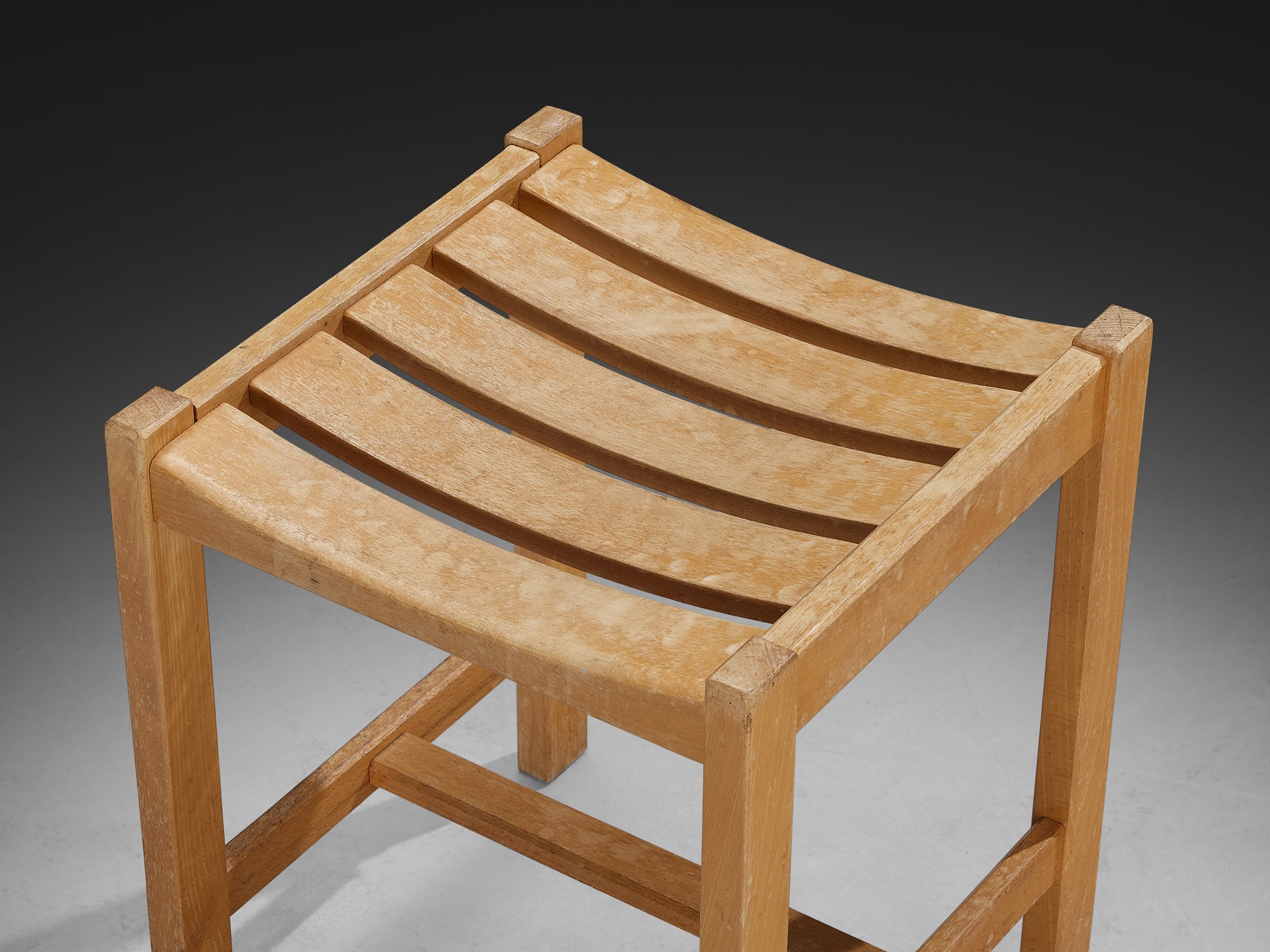 Stools in Blonde Wood
