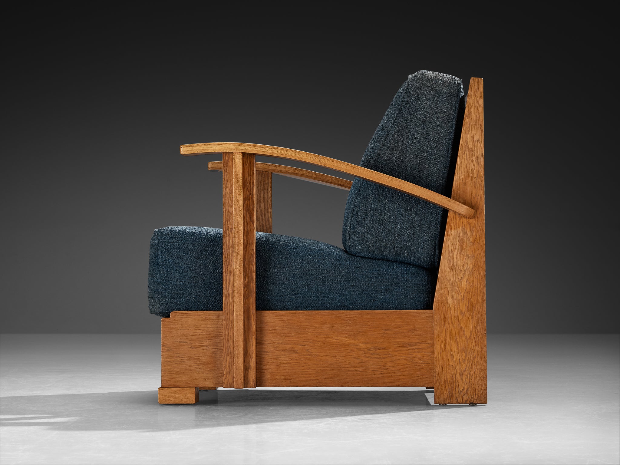 Jan den Drijver for De Stijl Lounge Chair in Oak