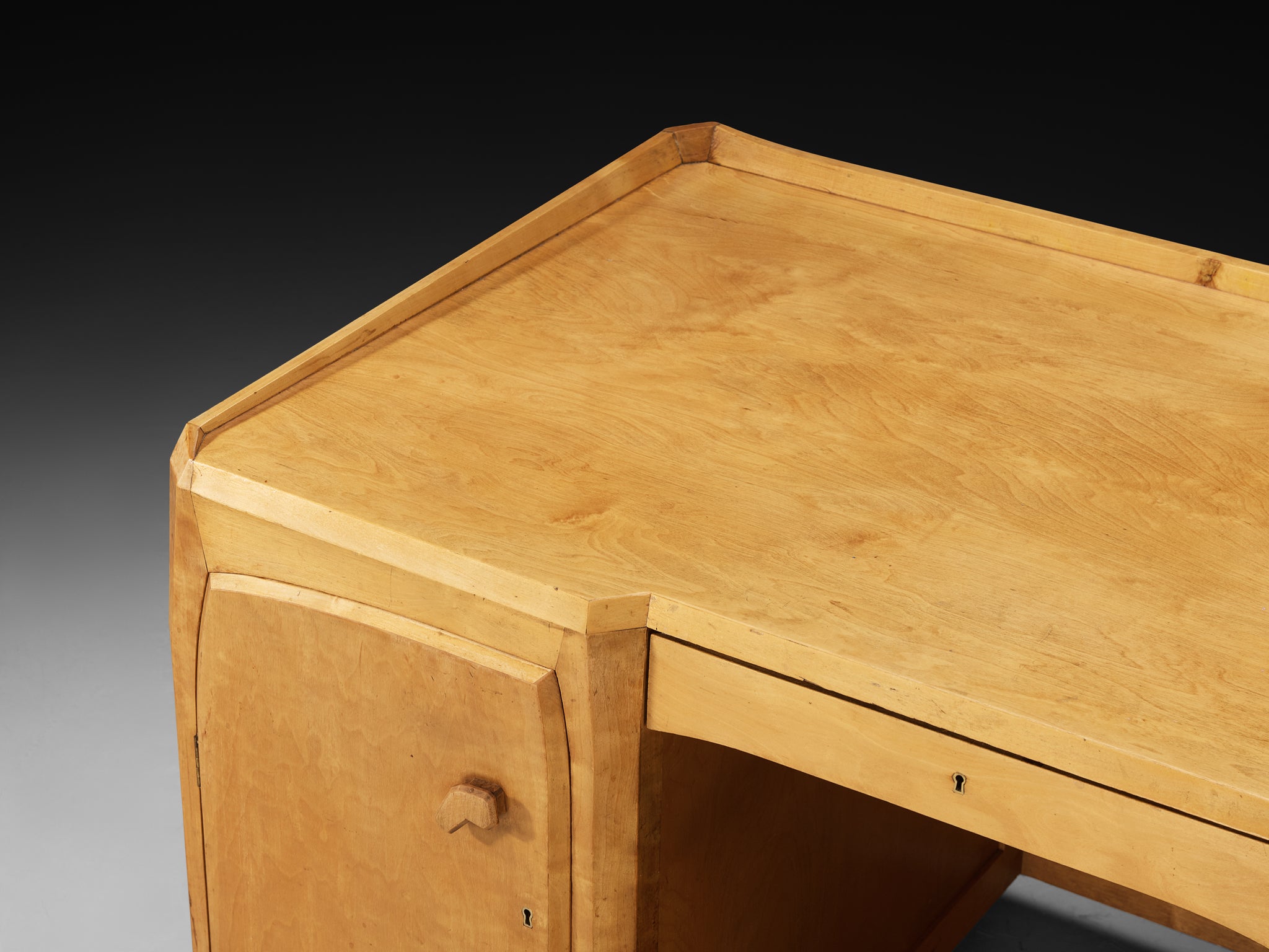 Dornach School Anthroposophical Desk in Birch, circa 1930 Tables Morentz