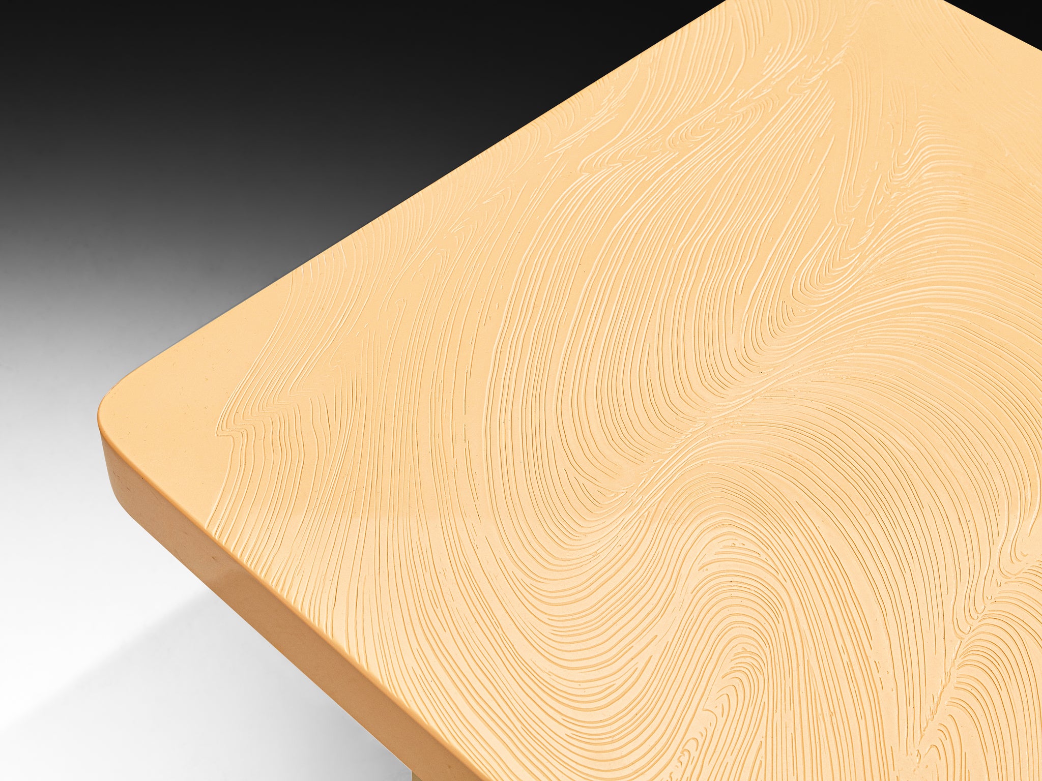 Jean Claude Dresse Side Tables in Off-White Resin Tables Morentz