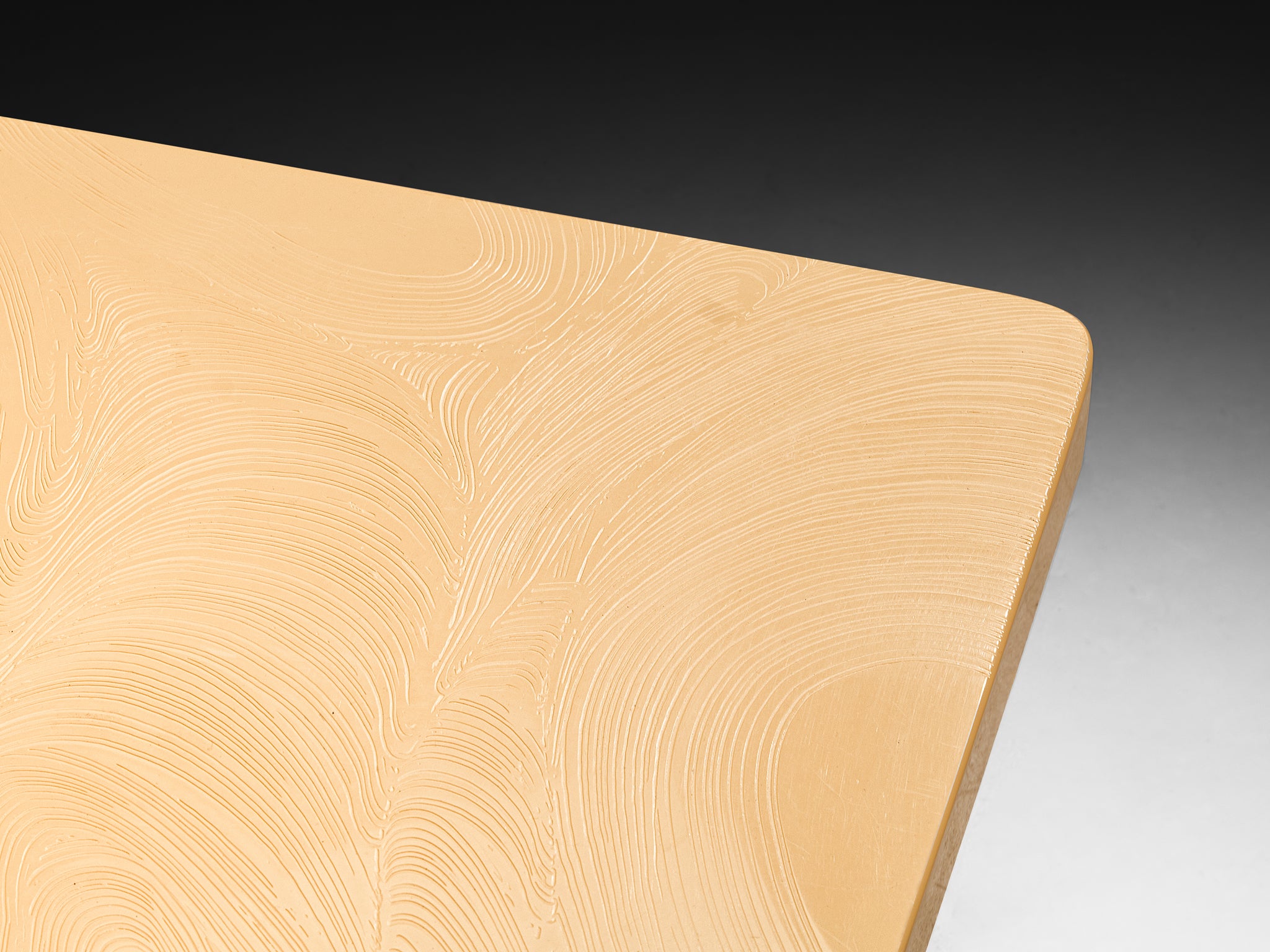 Jean Claude Dresse Side Tables in Off-White Resin Tables Morentz