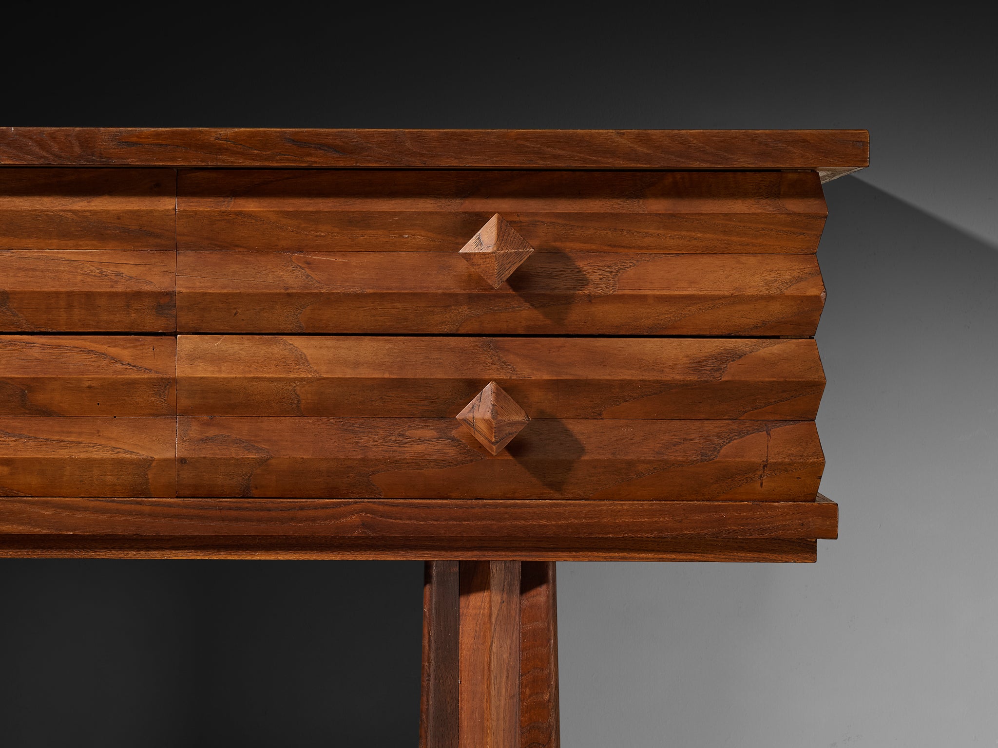 Osvaldo Borsani for ABV Arredamenti Borsani-Varedo Sideboard in Chestnut Case pieces and storage cabinets Morentz