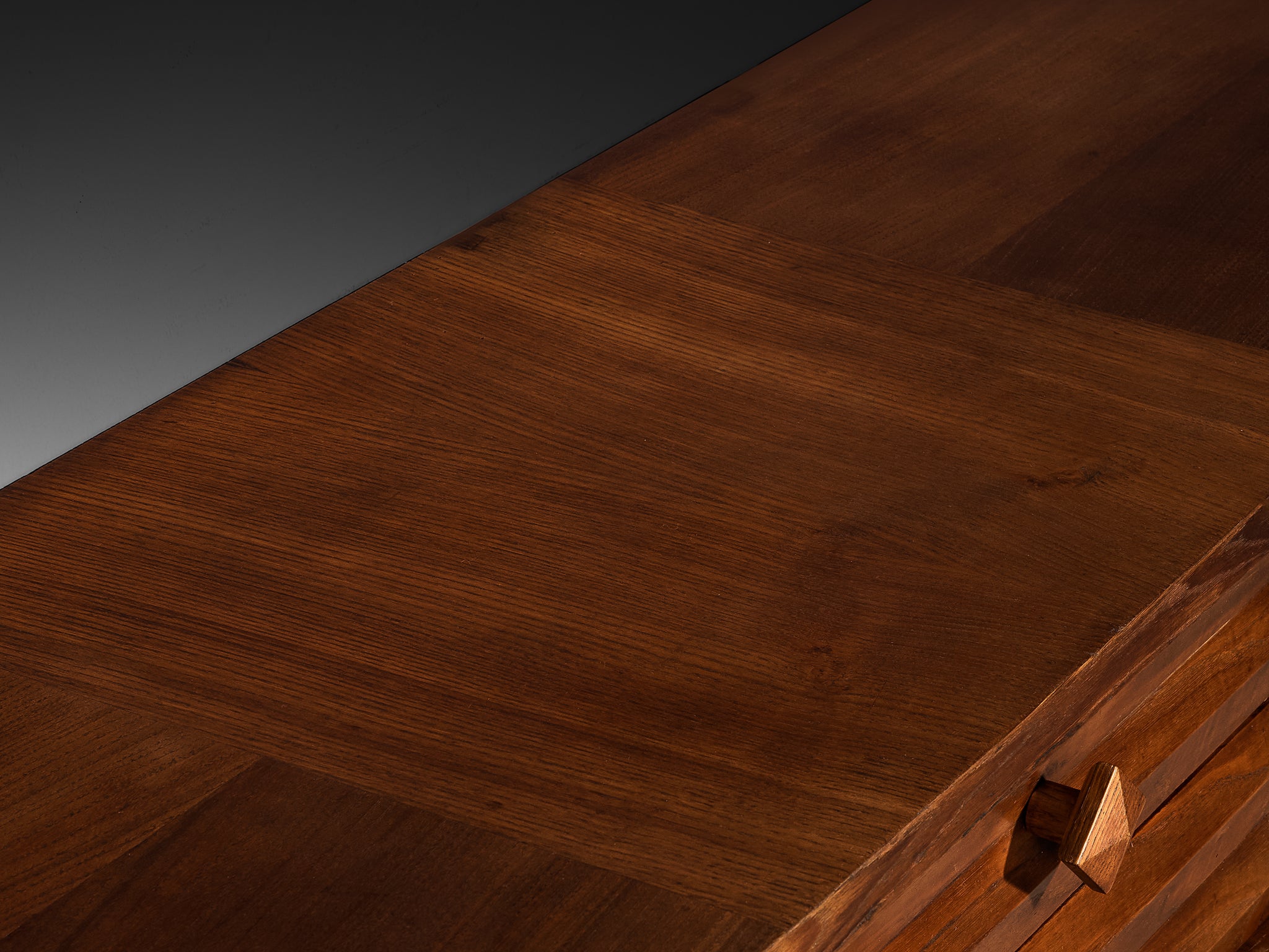 Osvaldo Borsani for ABV Arredamenti Borsani-Varedo Sideboard in Chestnut Case pieces and storage cabinets Morentz