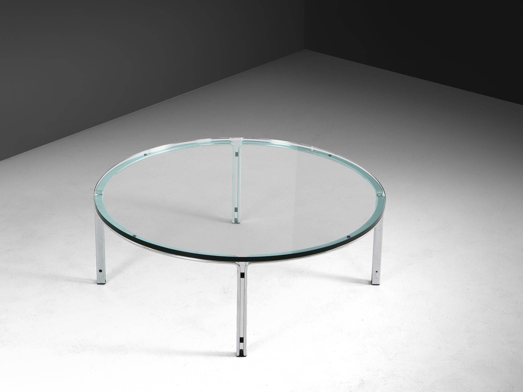 Horst Brüning for Kill International Coffee Table in Steel and Glass Tables Morentz