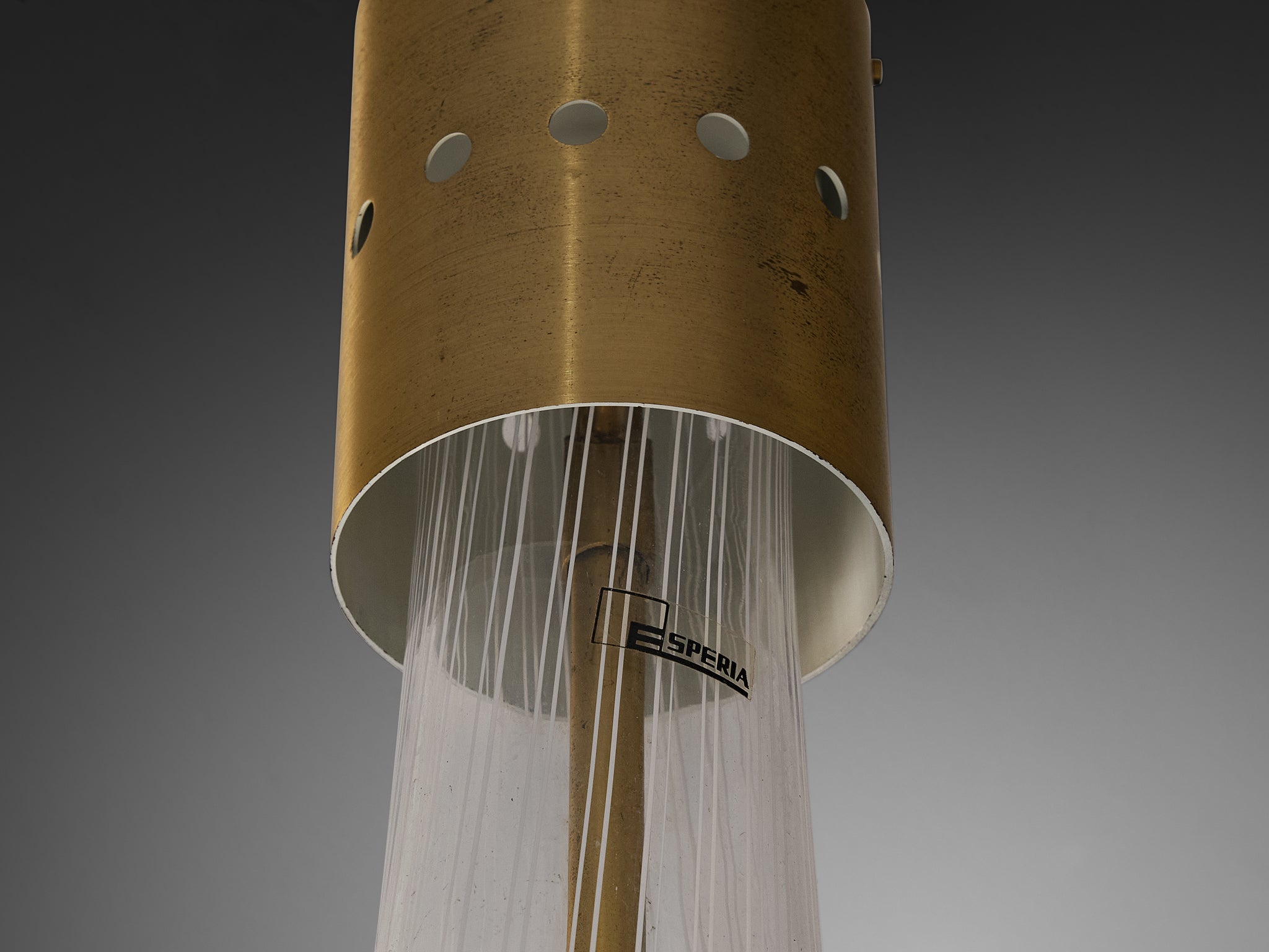 Angelo Brotto for Esperia Large Pendants Lighting Morentz