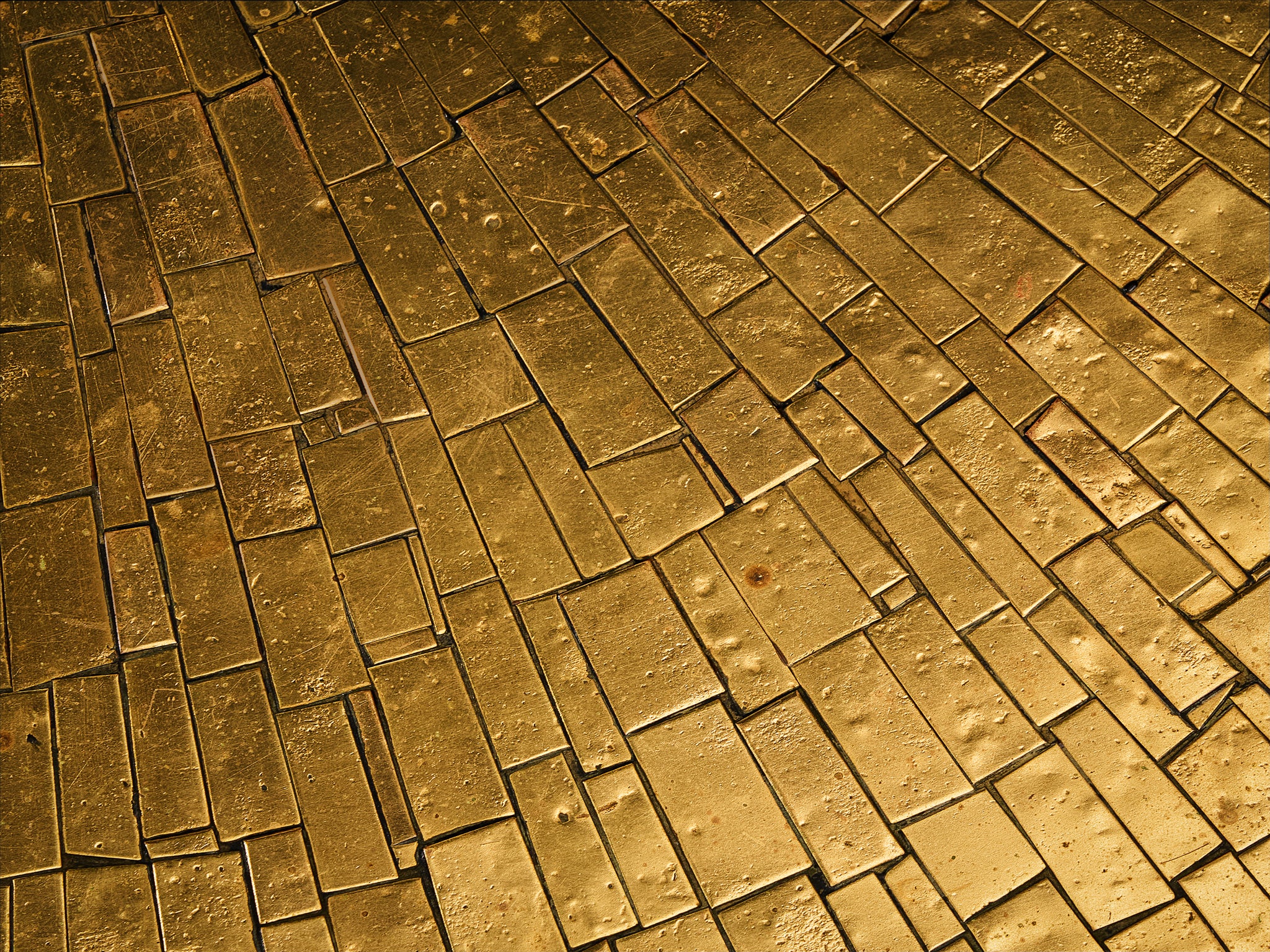 Jean Claude Dresse Mosaic Coffee Table in Brass Tables Morentz