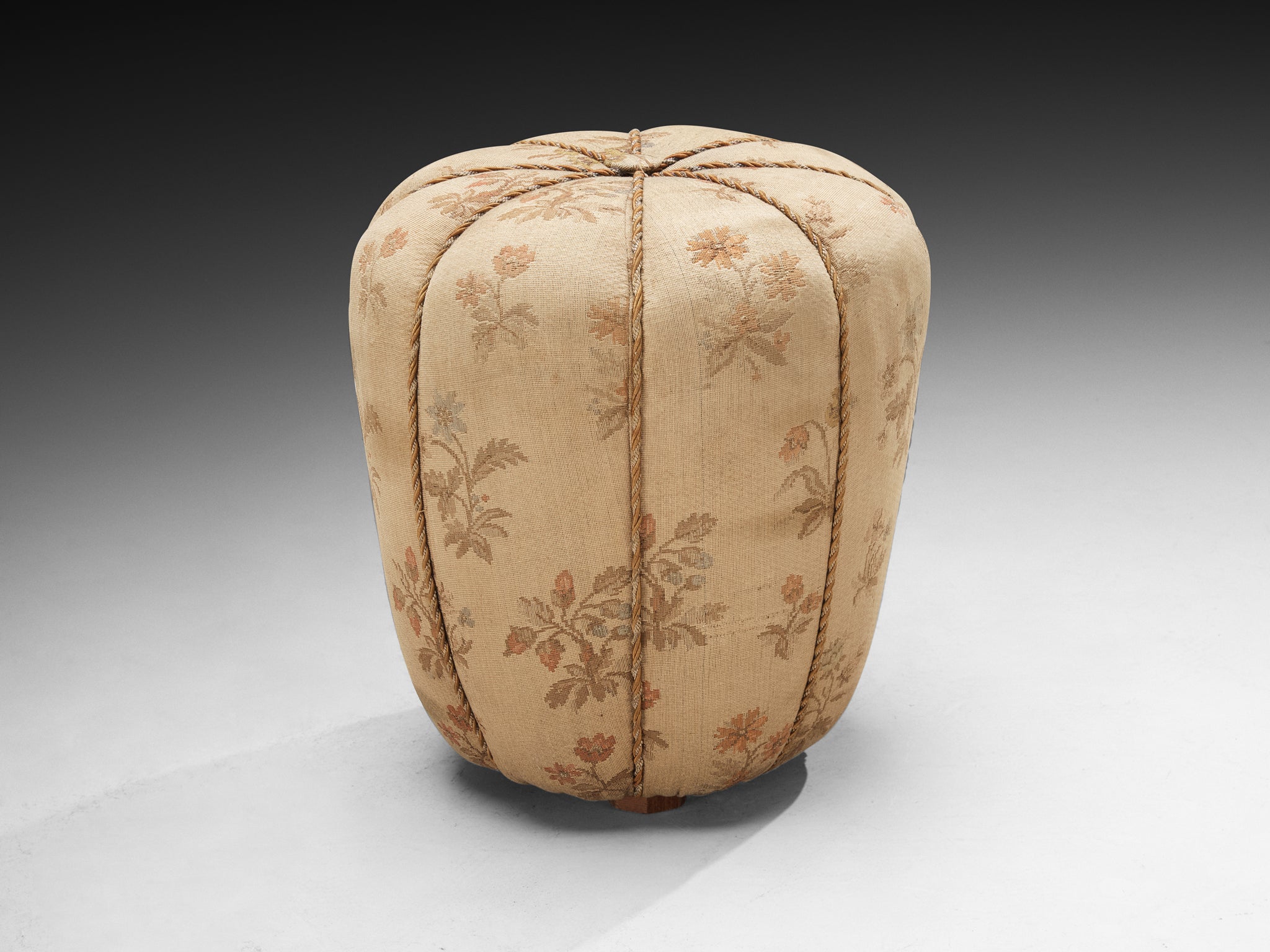 Jindrich Halabala Stools in Decorative Upholstery Seating Morentz