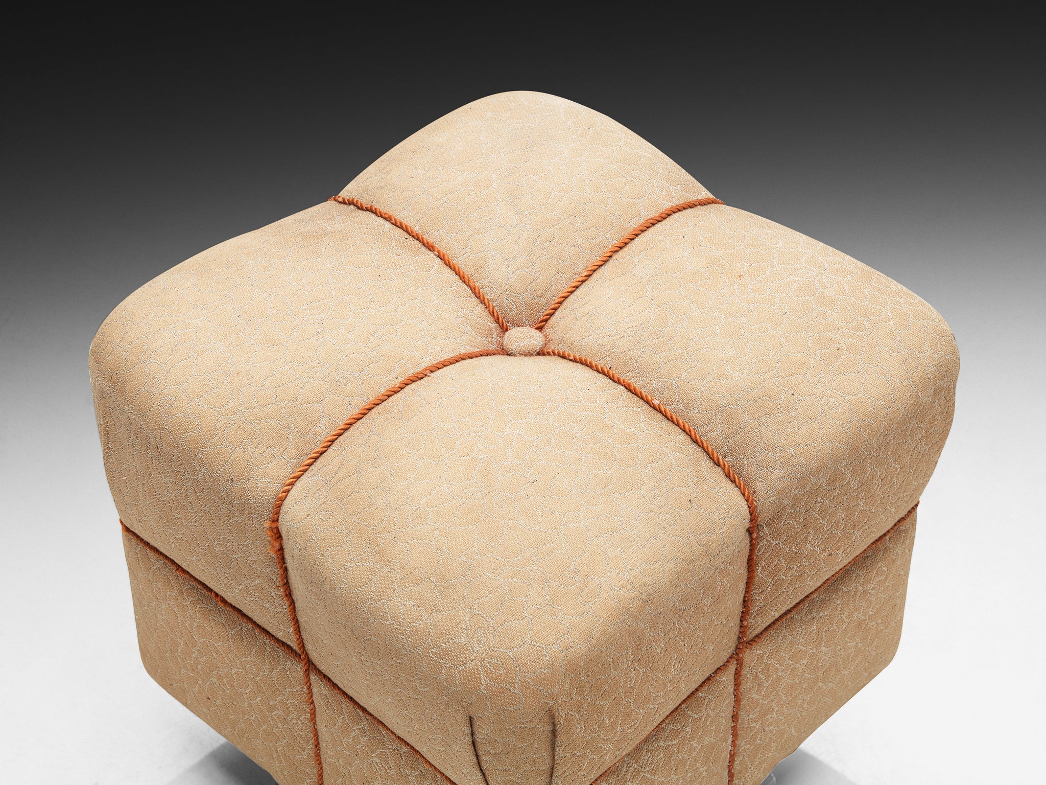 Jindrich Halabala Stools in Decorative Upholstery Seating Morentz