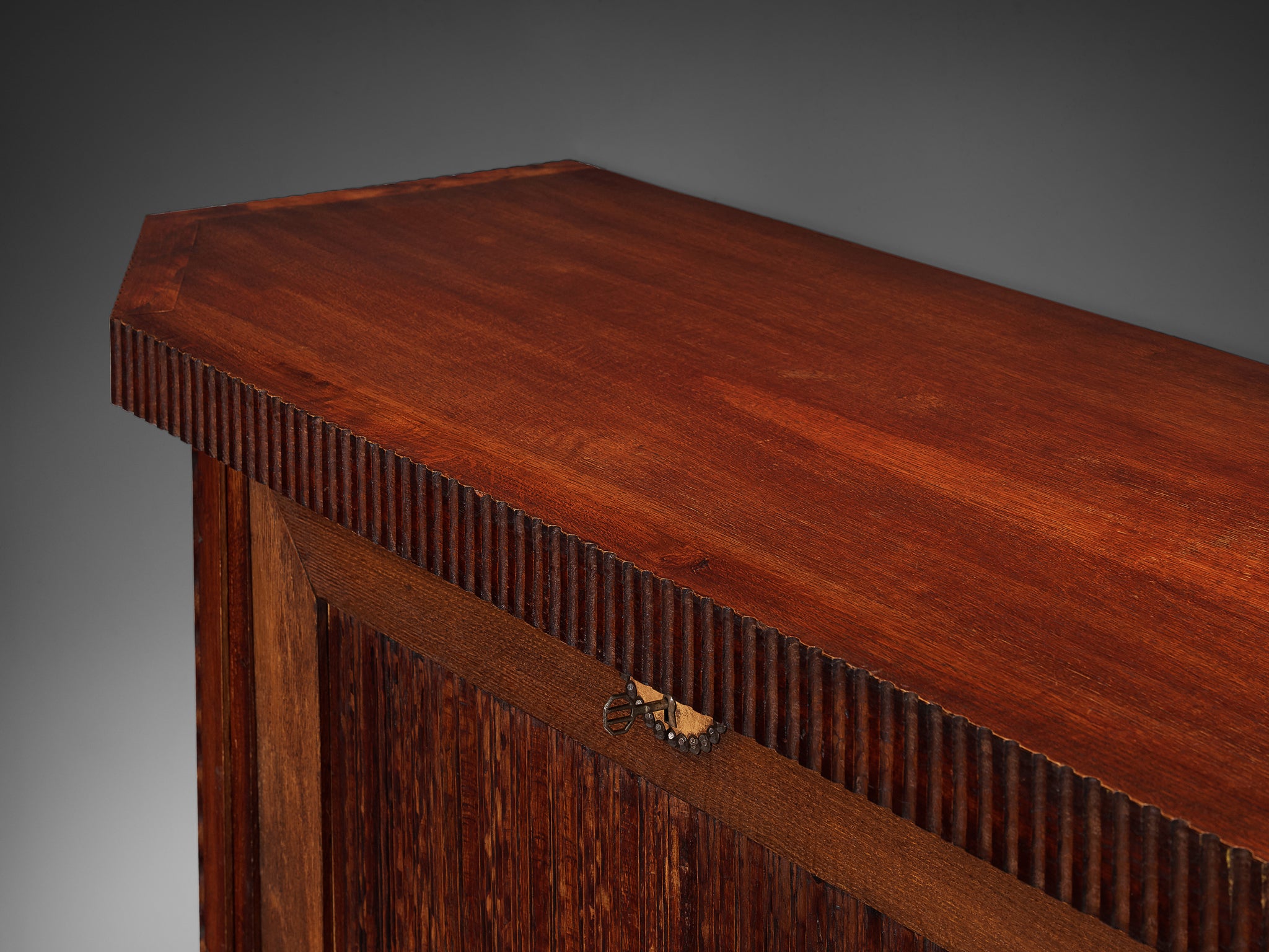 Ernesto Valabrega for Vittorio Valabrega Cabinet in Oak Case pieces and storage cabinets Morentz