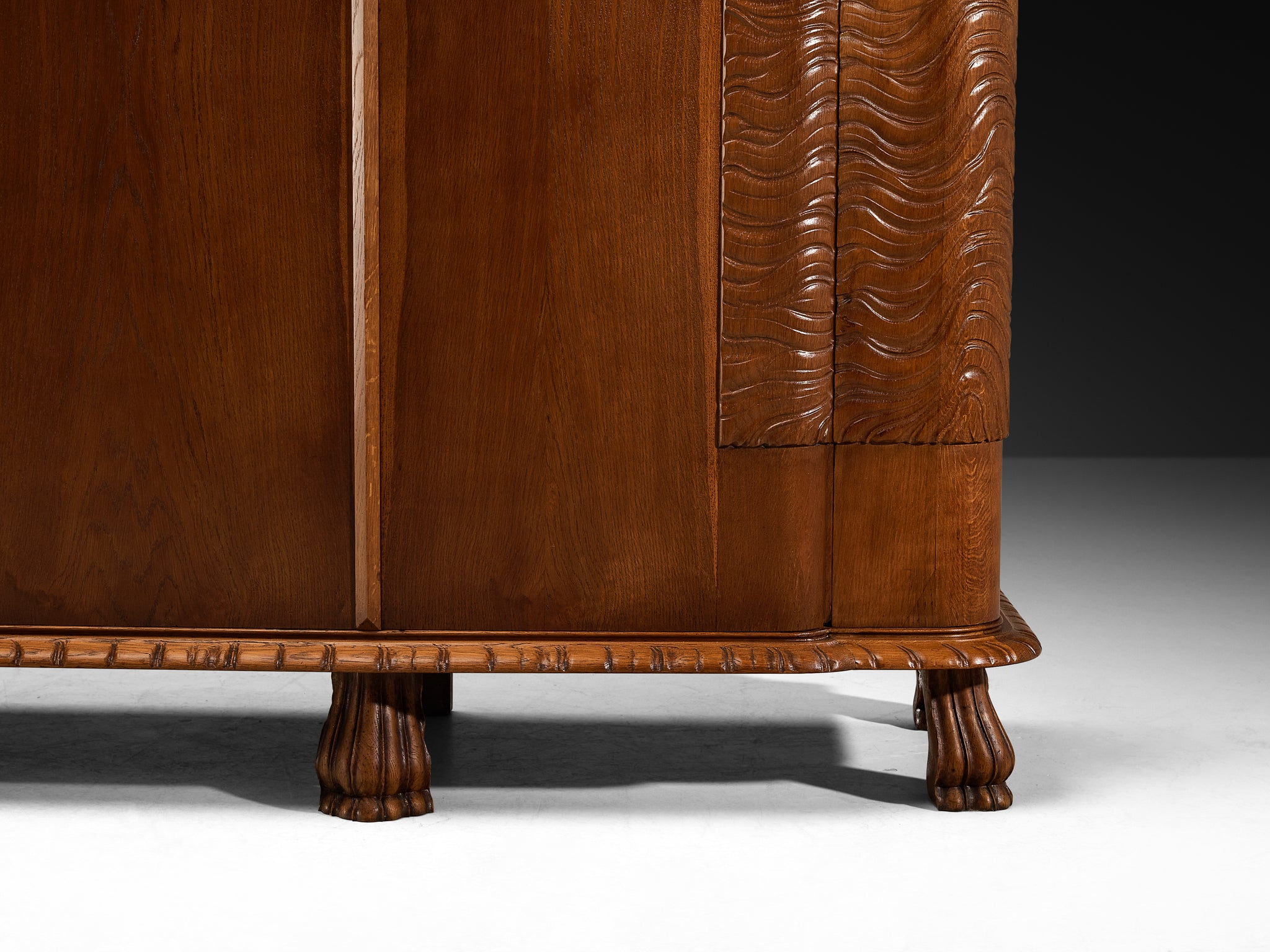 Ernesto Valabrega for Vittorio Valabrega Wardrobe in Oak Case pieces and storage cabinets Morentz