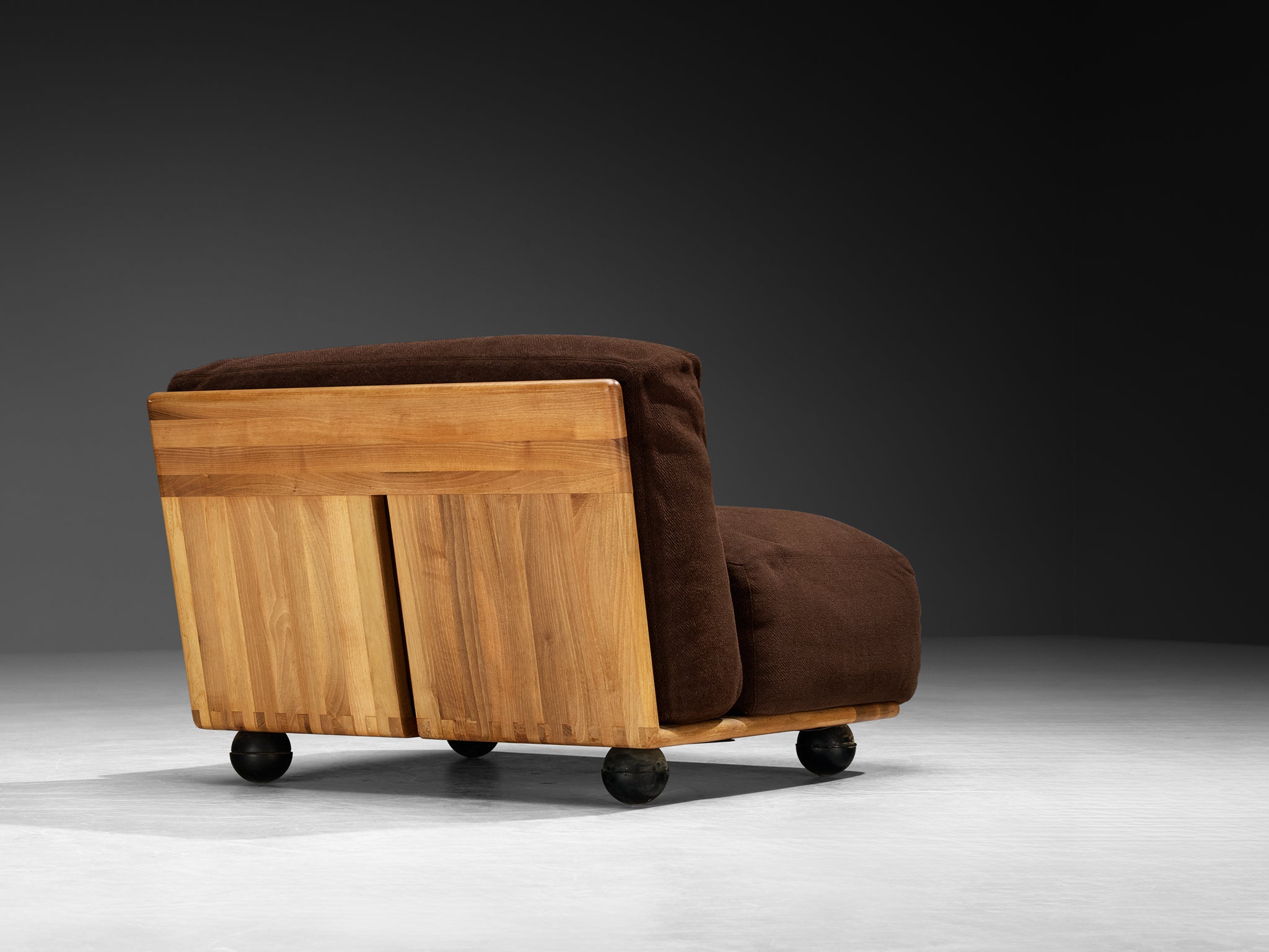 Mario Bellini for Cassina 'Pianura' Lounge Chair in Walnut Seating Morentz