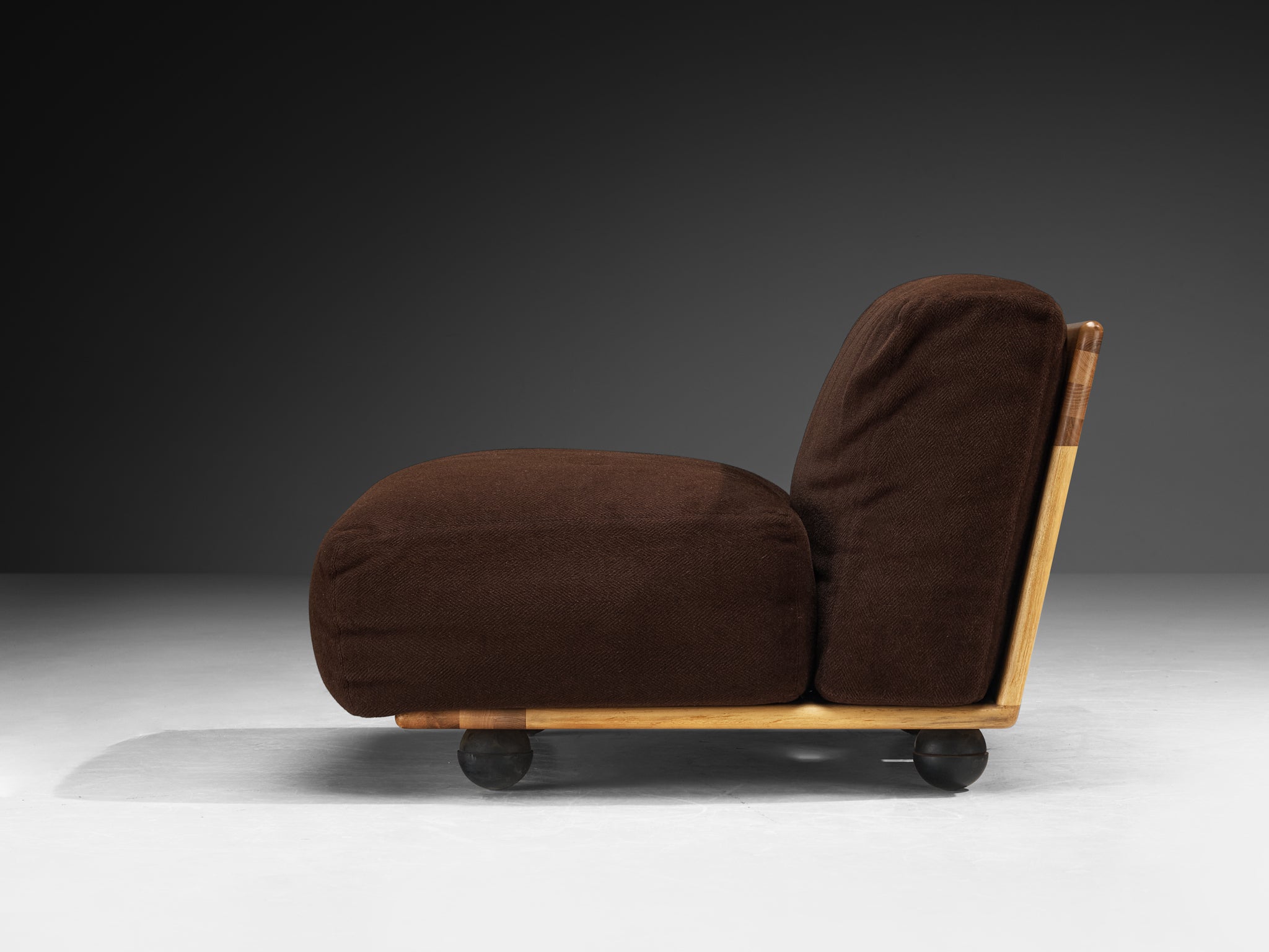 Mario Bellini for Cassina 'Pianura' Lounge Chair in Walnut Seating Morentz