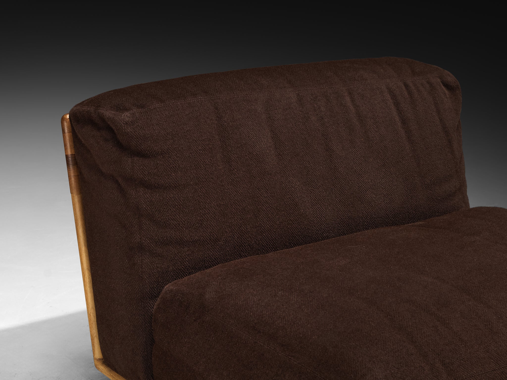 Mario Bellini for Cassina 'Pianura' Lounge Chair in Walnut Seating Morentz