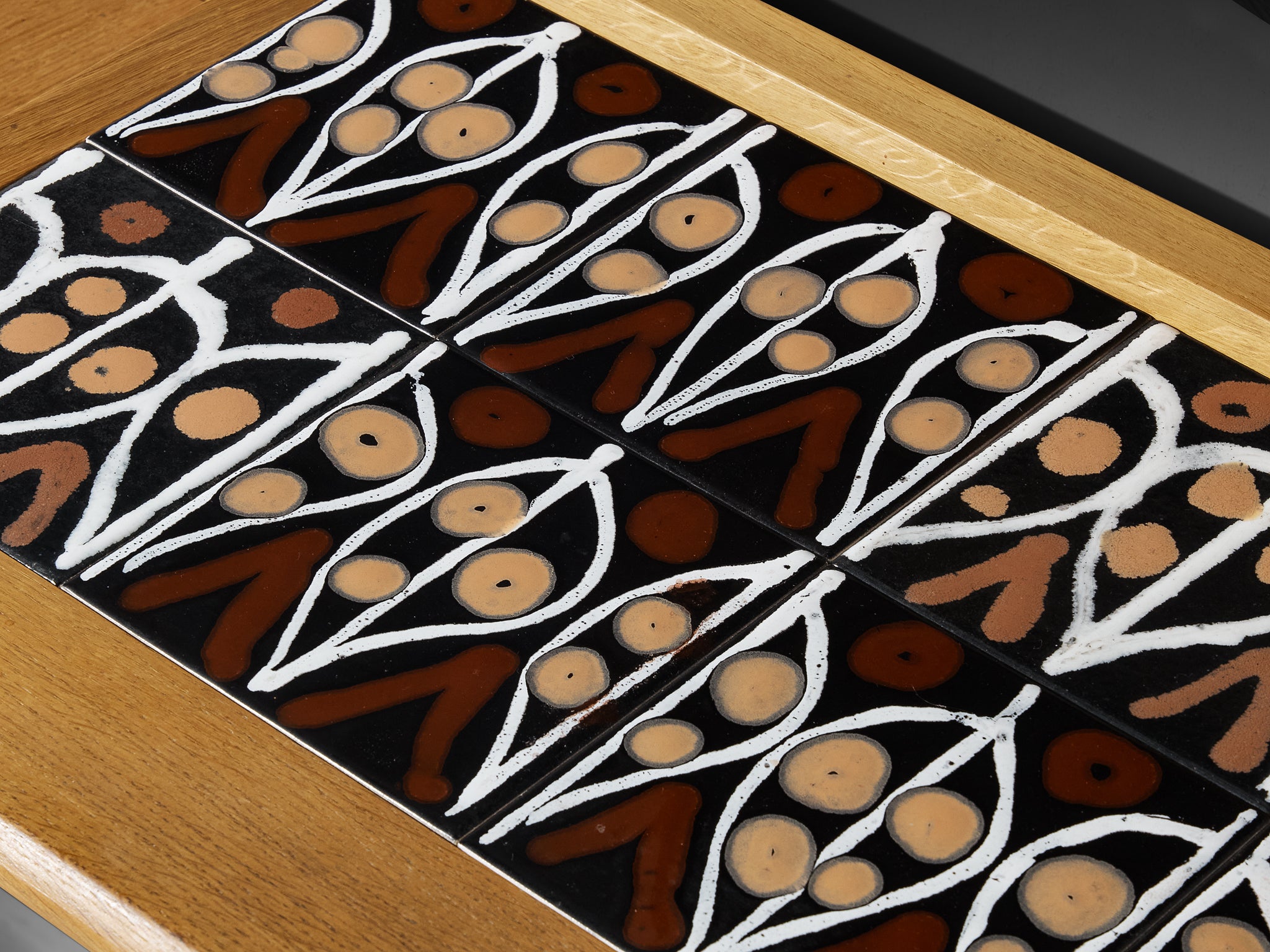 Guillerme & Chambron for Votre Maison Oak Vanity Table Tables Morentz