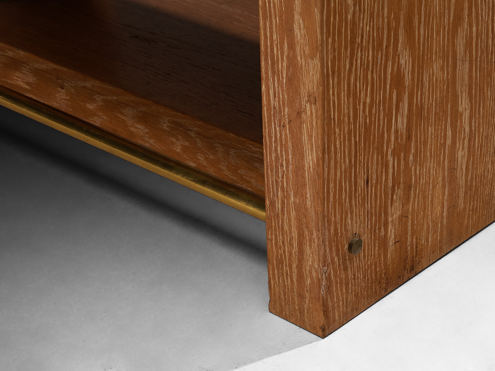 Francisque Chaleyssin French Art Deco Dining Table in Cerused Oak Tables Morentz