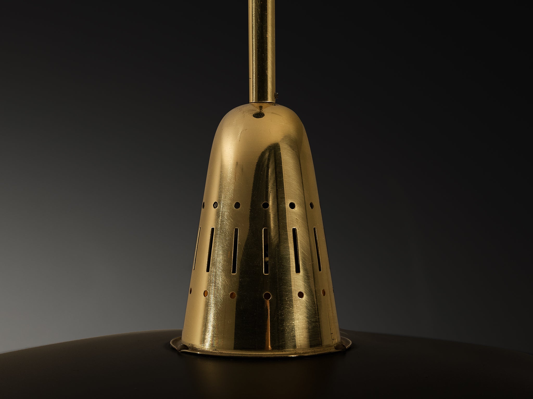 Boréns Swedish Pendant Light in Brass with Counterweight Lighting Morentz