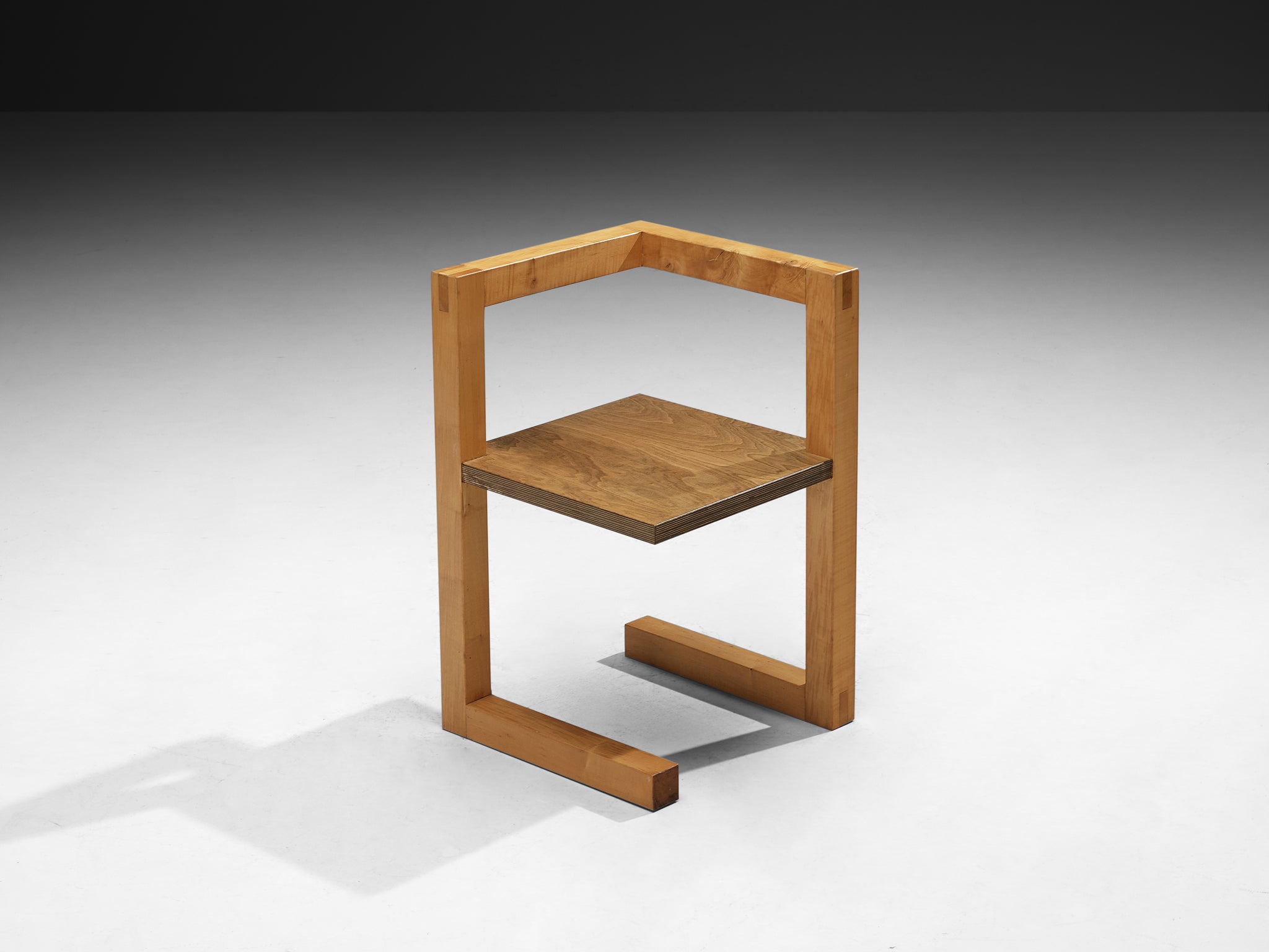 Post-Modern Willem Noyons Dining Room Set with Table and Chairs in Wood Tables Morentz