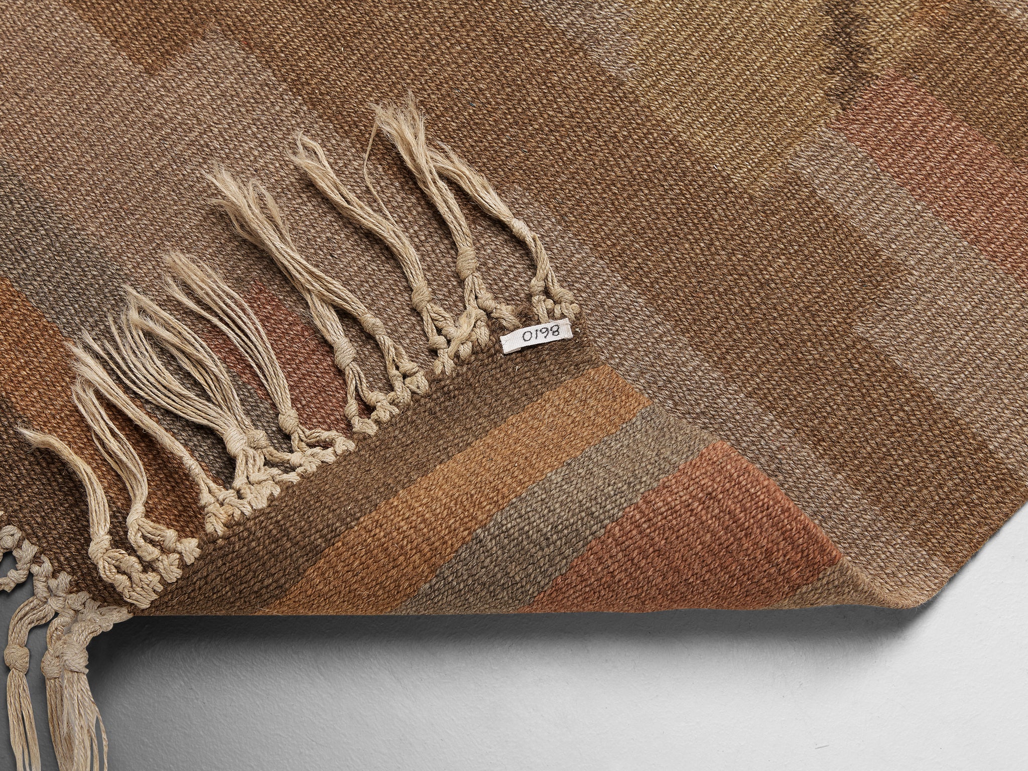 Rare and Early Laila Karttunen Finnish Handwoven Carpet in Wool Rugs and Carpets Morentz