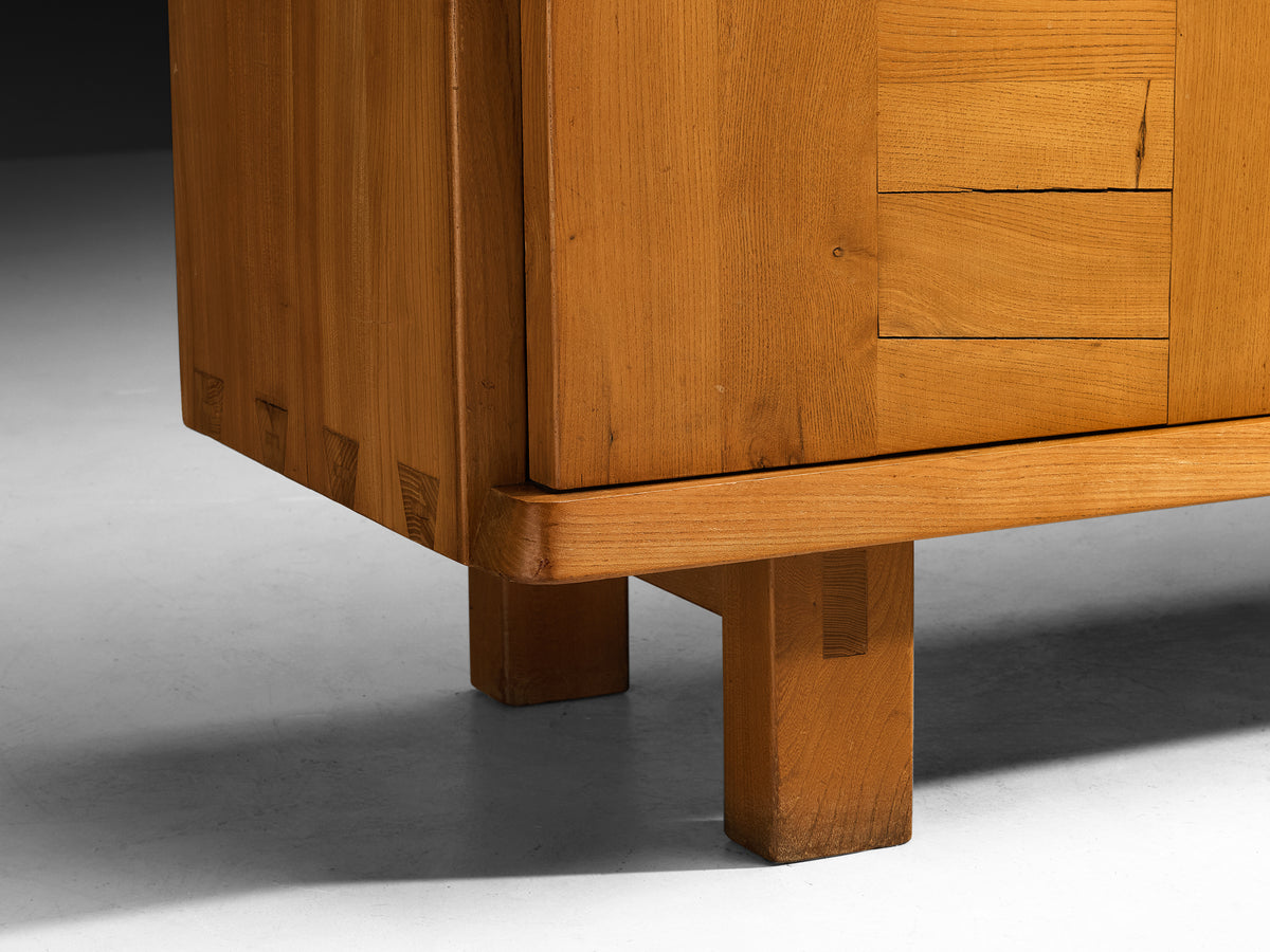 Roland Haeusler for Maison Regain Sideboard in Solid Elm Case pieces and storage cabinets Morentz