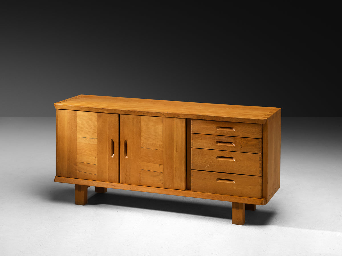 Roland Haeusler for Maison Regain Sideboard in Solid Elm Case pieces and storage cabinets Morentz