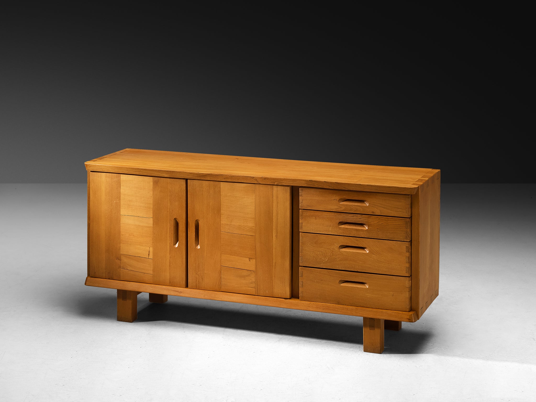 Roland Haeusler for Maison Regain Sideboard in Solid Elm