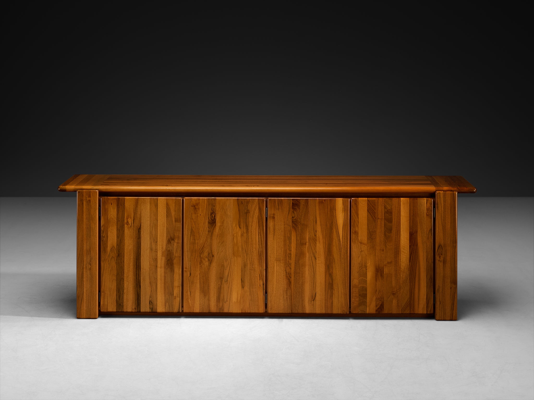 Mario Marenco for Mobil Girgi 'Sapporo' Sideboard in Walnut Case pieces and storage cabinets Morentz