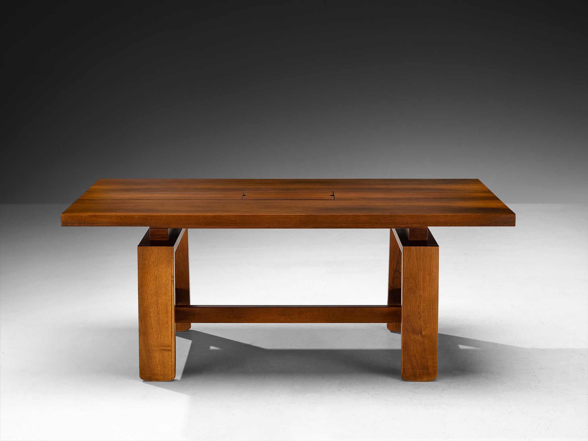 Silvio Coppola for Bernini Dining Table in Walnut Tables Morentz