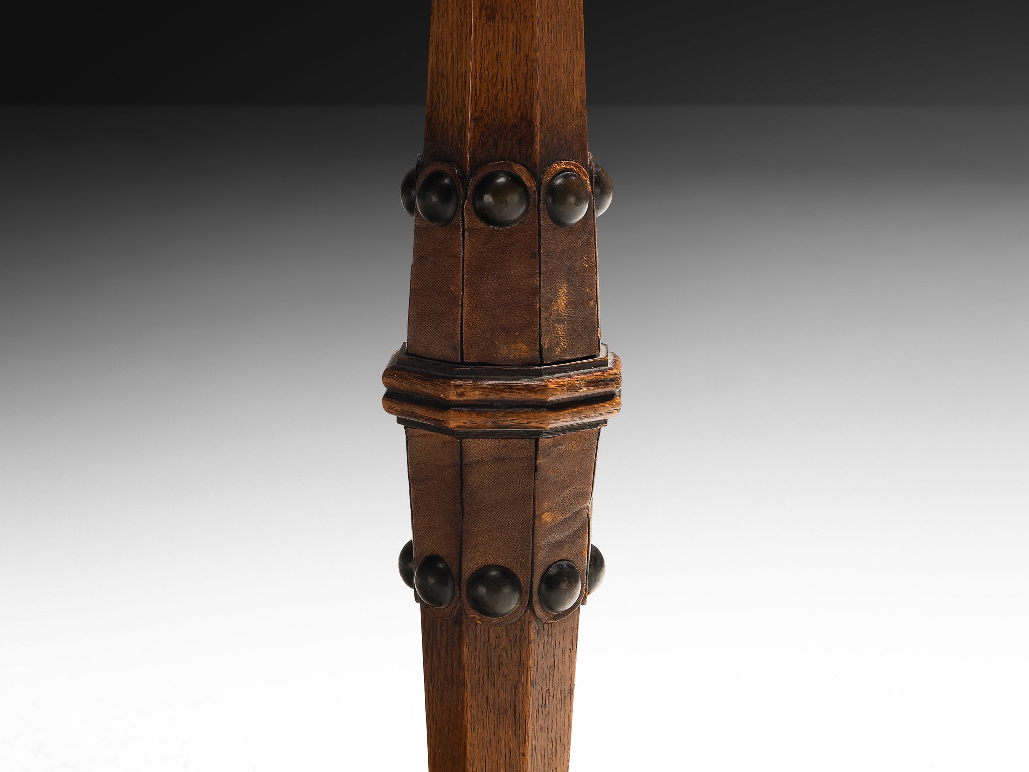 Ernesto Valabrega for Vittorio Valabrega Coffee Table in Carved Solid Oak Tables Morentz