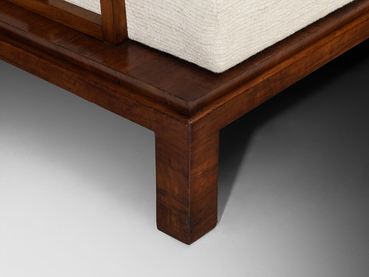 Pair of Austrian Art Deco Lounge Chairs in Mahogany Seating Morentz