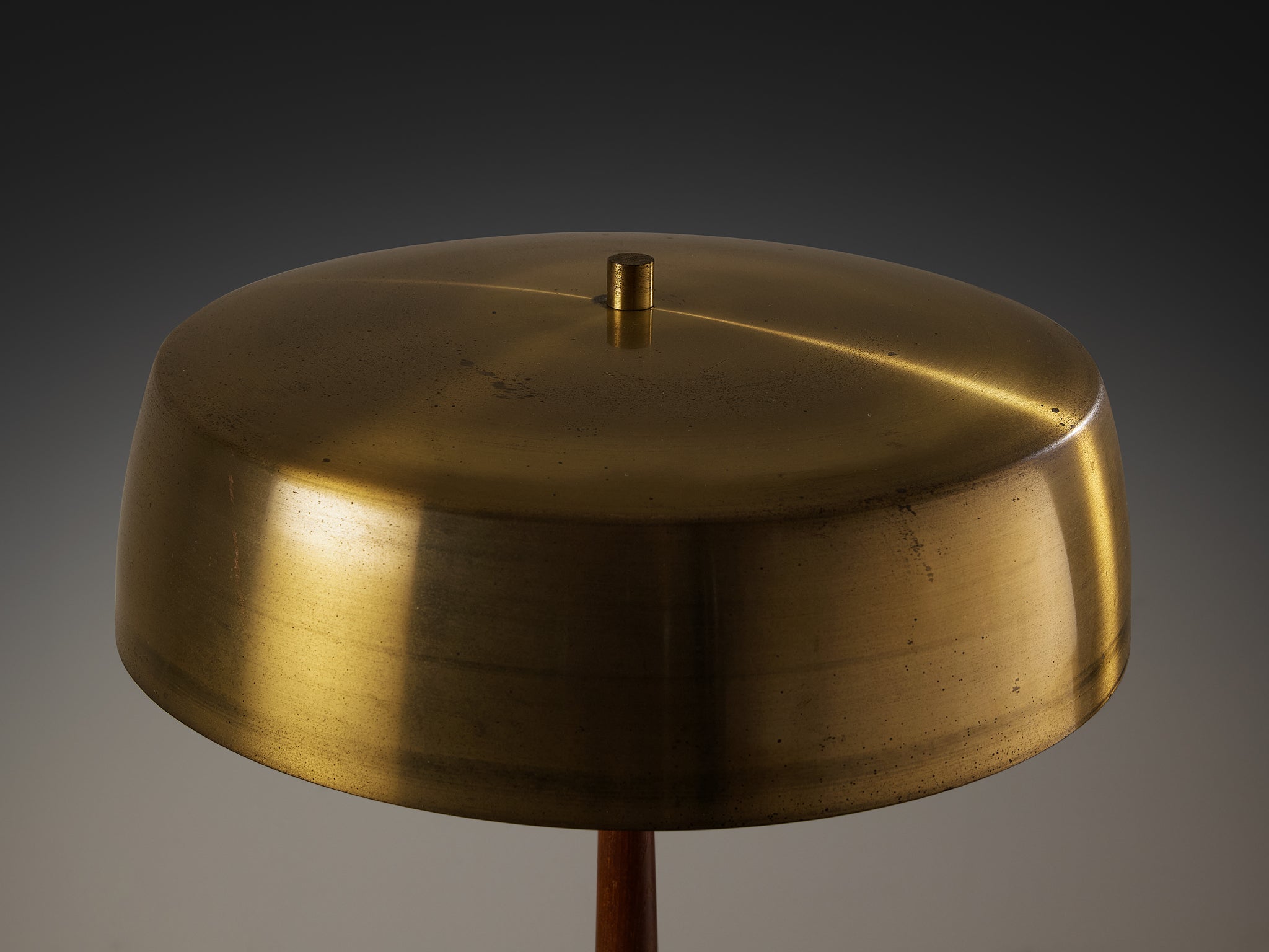 Svend Aage Holm Sørensen for Holm Sørensen & Co'4109' Table Lamp in Brass and Teak