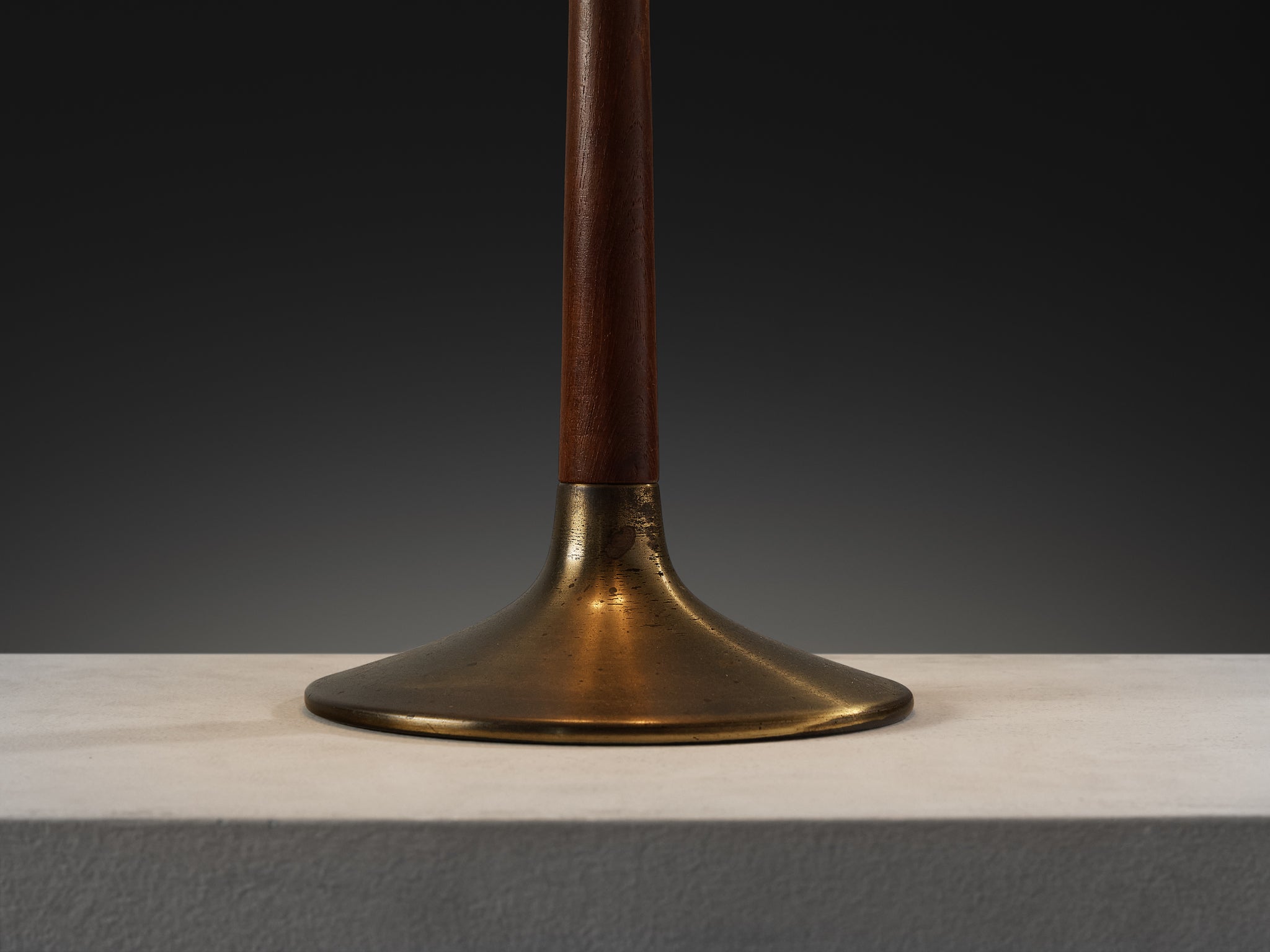 Svend Aage Holm Sørensen for Holm Sørensen & Co'4109' Table Lamp in Brass and Teak